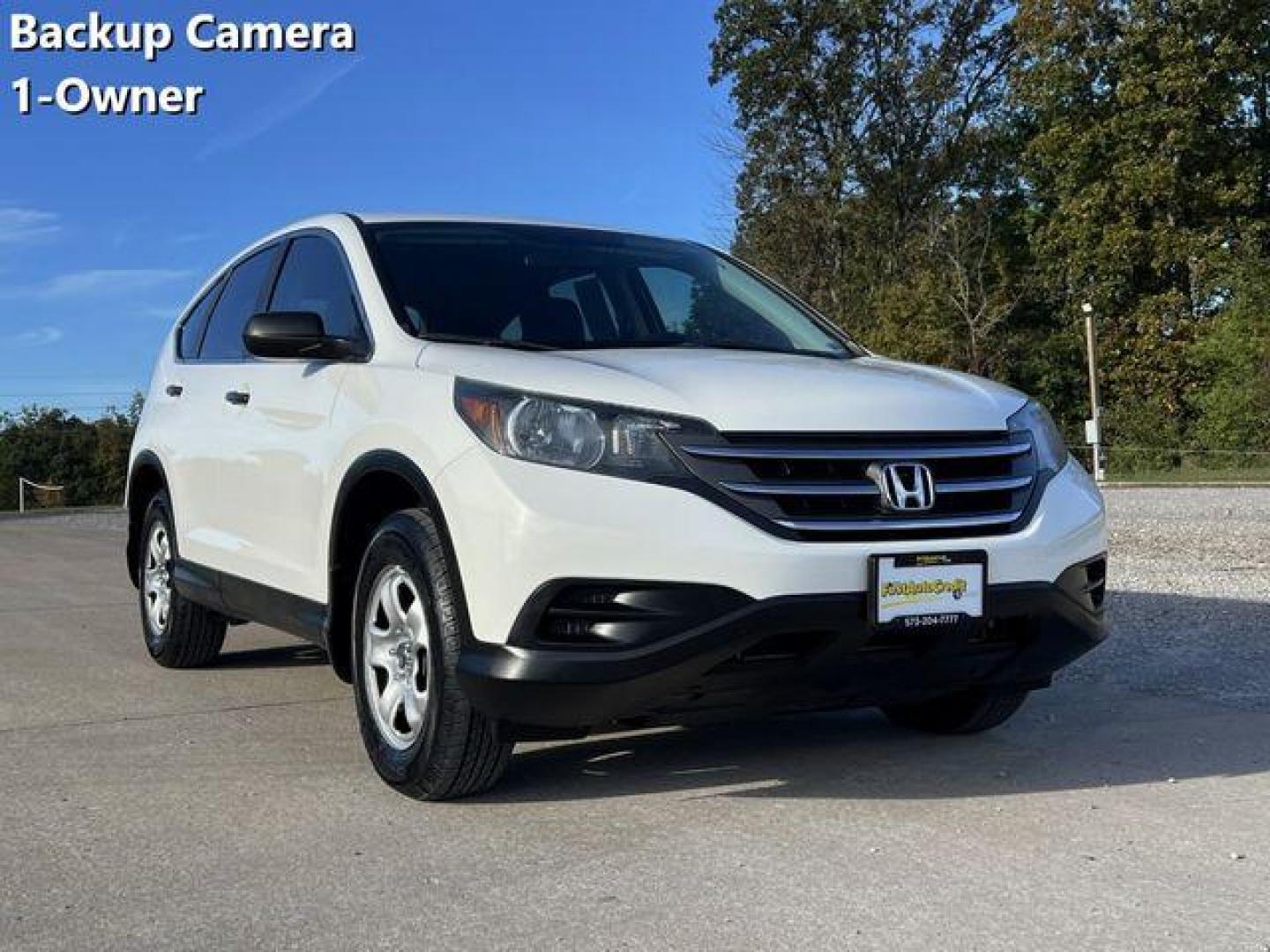2012 WHITE /Gray HONDA CR-V LX (5J6RM3H33CL) with an 2.4L engine, Automatic transmission, located at 2990 Old Orchard Rd., Jackson, MO, 63755, 37.354214, -89.612106 - Photo#0