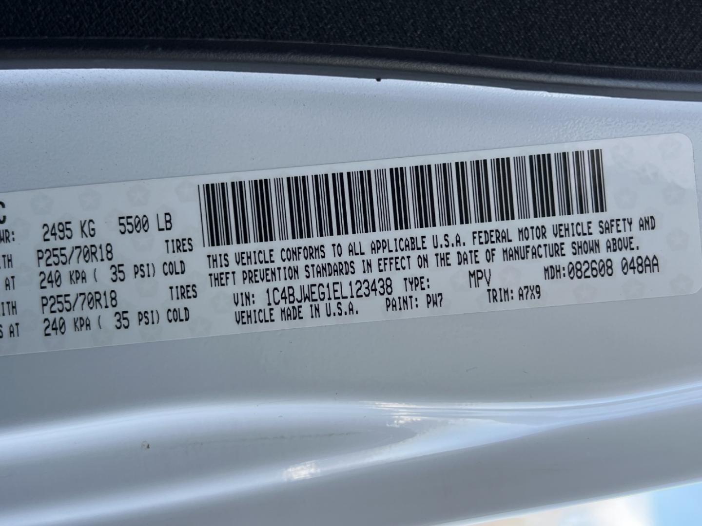 2014 WHITE /Black Cloth Jeep Wrangler Unlimited Sahara (1C4BJWEG1EL) with an 3.6L V6 engine, Automatic transmission, located at 506 S. Kingshighway, Cape Girardeau, MO, 63703, (573) 235-5000, 37.294991, -89.553635 - 2014 Jeep Wrangler Unlimited Sahara Only 48xxx miles 4x4 3.6L V6 Automatic Local Trade-In 20" Wheels Cruise Power Windows/Locks/Mirrors We have financing available and we accept trades! Fill out a credit application on our website or come by today! If you have any questions, give us a call - Photo#38