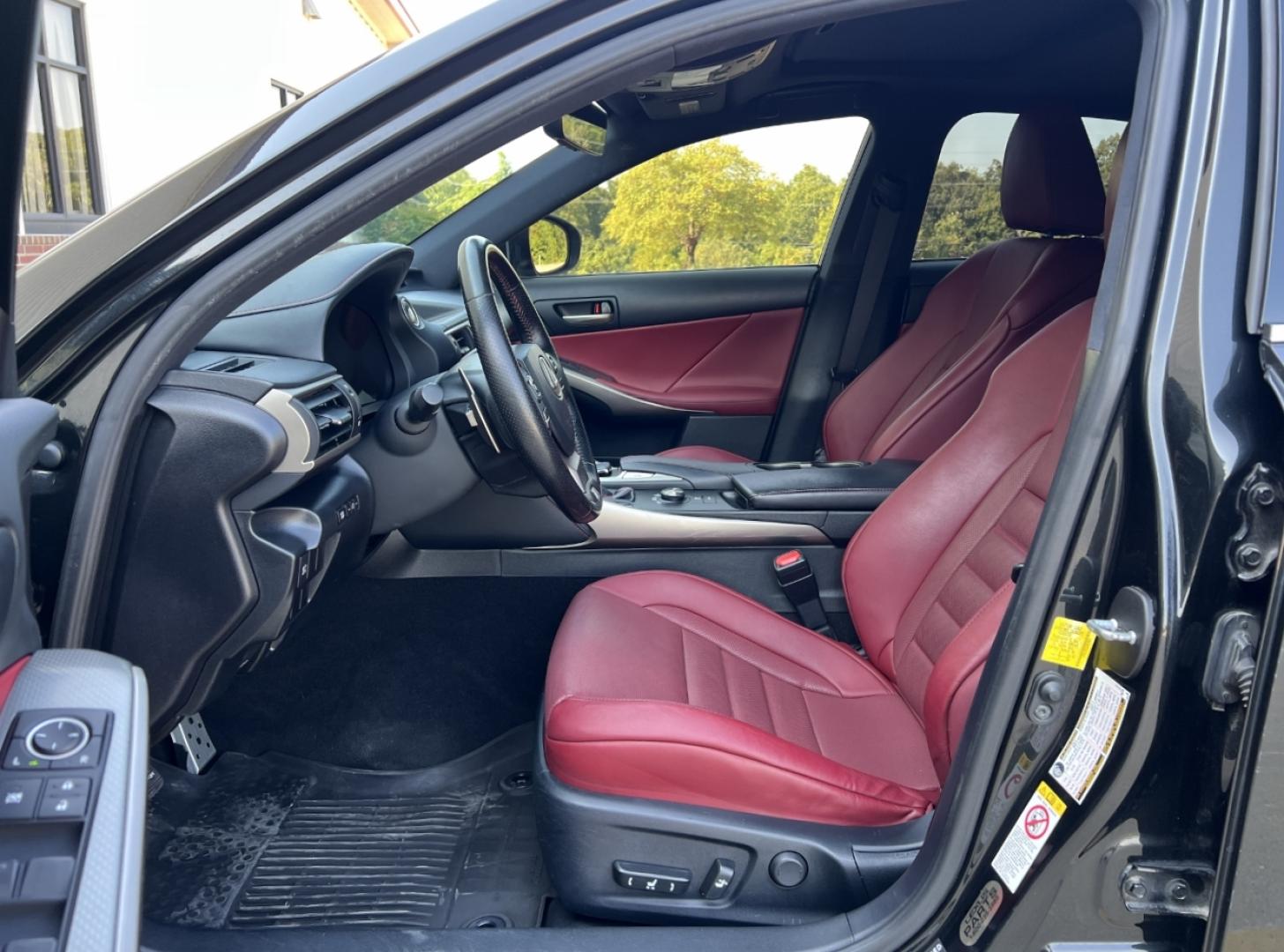2018 BLACK /Red Leather LEXUS IS 350 (JTHCZ1D22J5) with an 3.5L V6 engine, Automatic transmission, located at 506 S. Kingshighway, Cape Girardeau, MO, 63703, (573) 235-5000, 37.294991, -89.553635 - 2018 Lexus IS 350 112xxx miles All Wheel Drive 3.5L V6 Automatic Leather New Tires Navigation Backup Camera Power/Heated/Cooled Seats Heated Steering Wheel Sunroof Cruise Power Windows/Locks/Mirrors We have financing available and we accept trades! Fill out a credit application on our - Photo#15