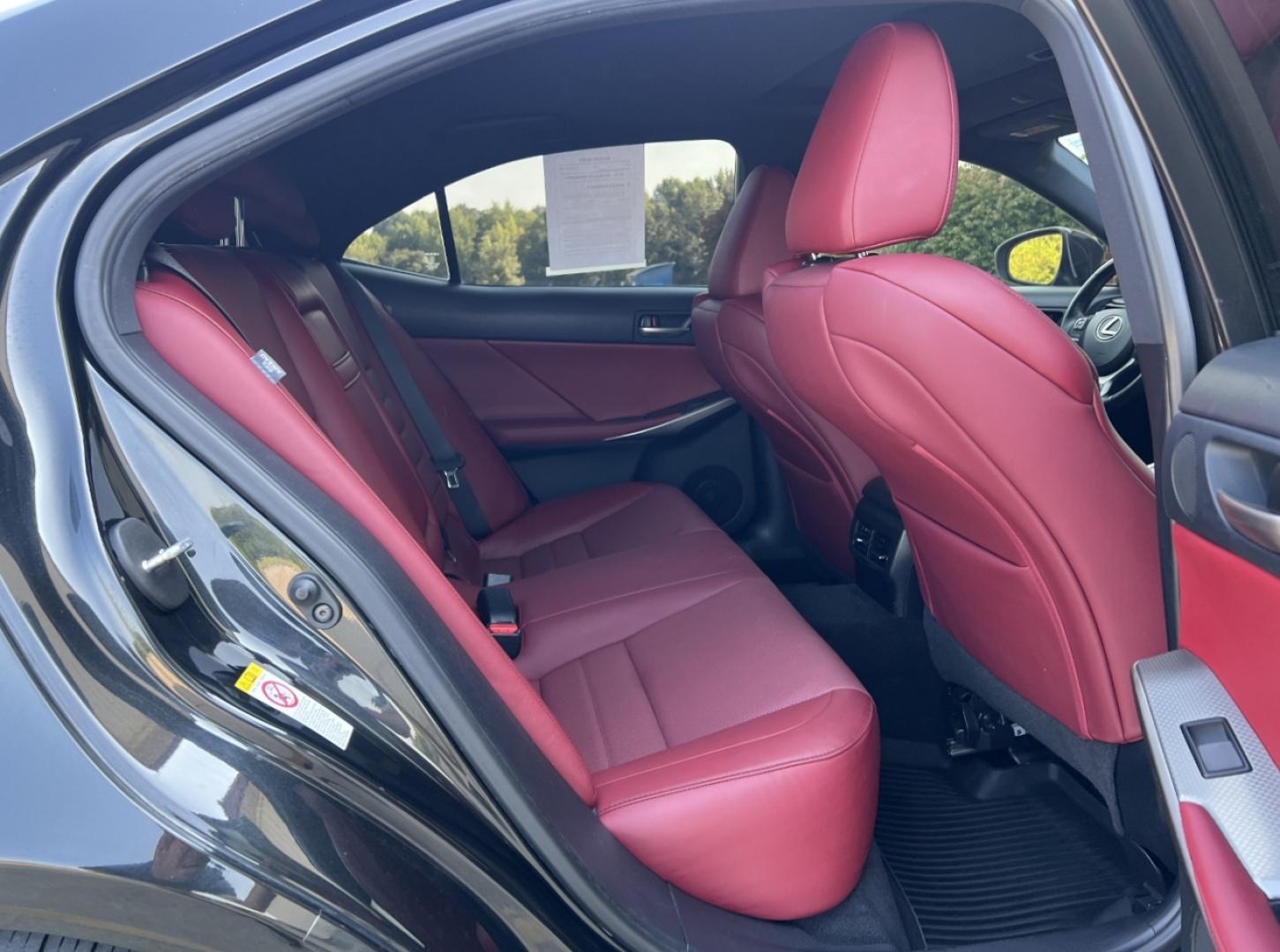 2018 BLACK /Red Leather LEXUS IS 350 (JTHCZ1D22J5) with an 3.5L V6 engine, Automatic transmission, located at 506 S. Kingshighway, Cape Girardeau, MO, 63703, (573) 235-5000, 37.294991, -89.553635 - 2018 Lexus IS 350 112xxx miles All Wheel Drive 3.5L V6 Automatic Leather New Tires Navigation Backup Camera Power/Heated/Cooled Seats Heated Steering Wheel Sunroof Cruise Power Windows/Locks/Mirrors We have financing available and we accept trades! Fill out a credit application on our - Photo#19