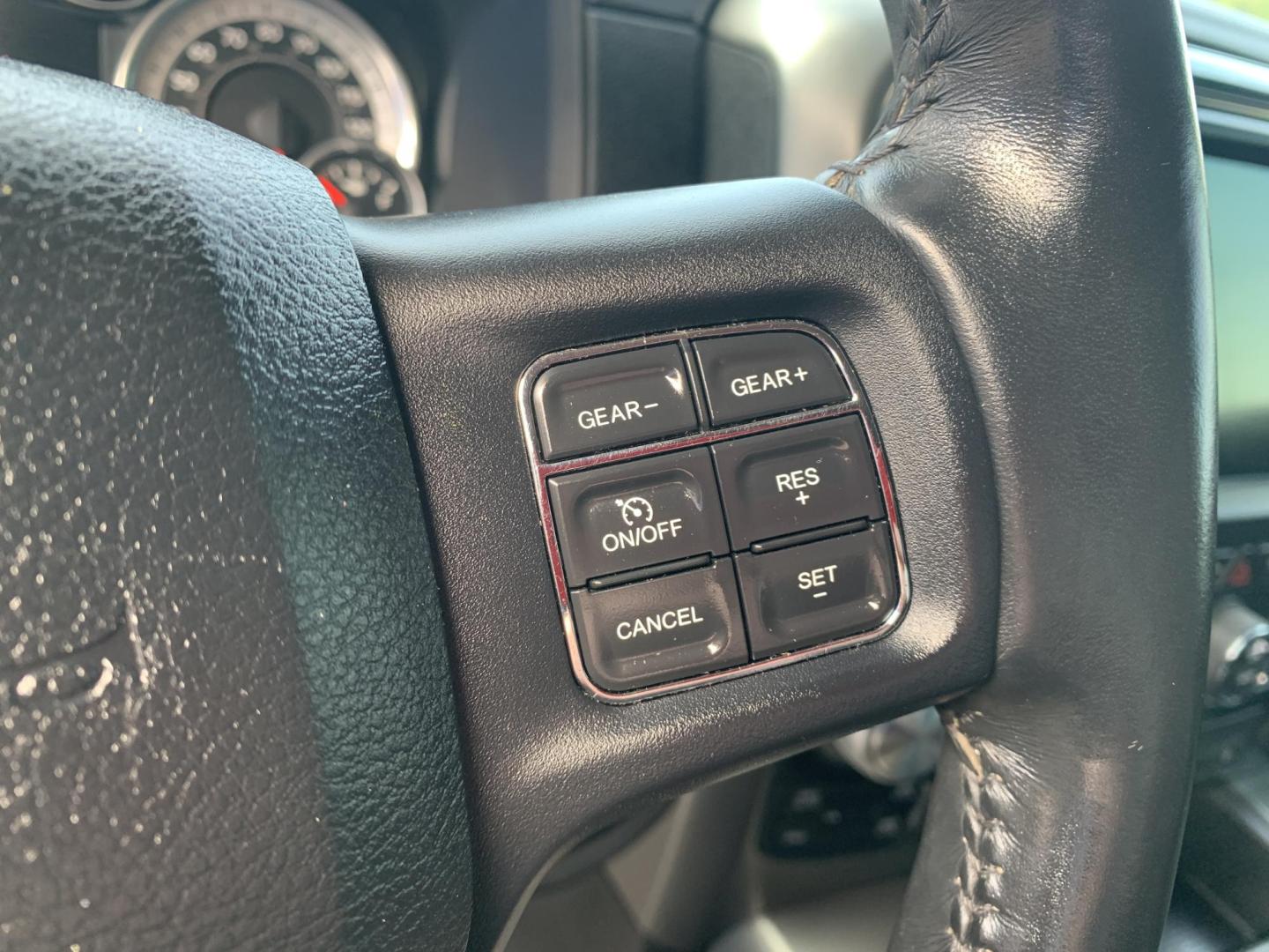 2015 GRAY /Black Leather/Cloth RAM 1500 SPORT (1C6RR7MT7FS) with an 5.7L V8 engine, Automatic transmission, located at 506 S. Kingshighway, Cape Girardeau, MO, 63703, (573) 235-5000, 37.294991, -89.553635 - 2015 Ram 1500 Sport 167xxx miles 4x4 5.7L V8 Automatic Leather Navigation Backup Camera Heated Seats Heated Steering Wheel Power Driver Seat Power Running Boards Bluetooth 20" Wheels Cruise Remote Start Power Windows/Locks/Mirrors We have financing available and we accept trades! Fi - Photo#25