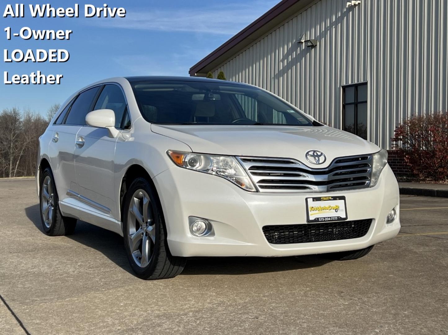 2012 WHITE /Tan Leather TOYOTA VENZA LIMITED (4T3BK3BB8CU) with an 3.5L engine, Automatic transmission, located at 2990 Old Orchard Rd., Jackson, MO, 63755, 37.354214, -89.612106 - Photo#0