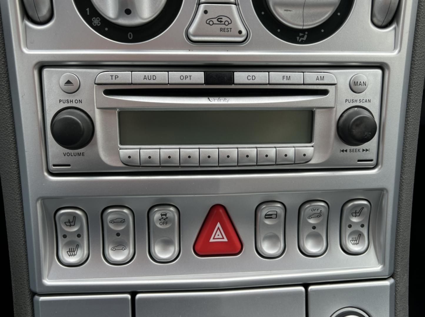 2005 BLACK /Gray Leather CHRYSLER CROSSFIRE LIMITED (1C3AN65L95X) with an 3.2L V6 engine, 6-Speed Manual transmission, located at 2990 Old Orchard Rd., Jackson, MO, 63755, 37.354214, -89.612106 - 2005 Chrysler Crossfire Limited Only 50xxx miles Rear Wheel Drive 3.2L V6 6-Speed Manual Leather Power Driver Seat Heated Seats Cruise Power Windows/Locks We have financing available and we accept trades! Fill out a credit application on our website or come by today! If you have any quest - Photo#2