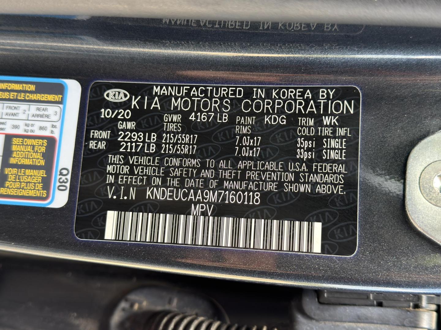 2021 GRAY /Black KIA SELTOS S (KNDEUCAA9M7) with an 2.0L 4 Cyl. engine, Continuously Variable transmission, located at 2990 Old Orchard Rd., Jackson, MO, 63755, 37.354214, -89.612106 - 2021 Kia Seltos S 72xxx miles All Wheel Drive 2.0L 4 Cyl. Automatic Backup Camera Heated Seats Bluetooth Cruise Power Windows/Locks/Mirrors We have financing available and we accept trades! Fill out a credit application on our website or come by today! If you have any questions, give us a - Photo#42