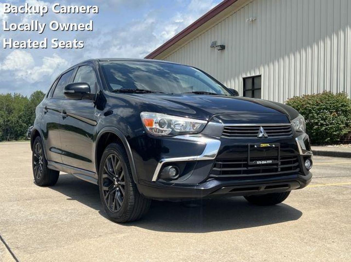 2017 BLACK /Black MITSUBISHI OUTLANDER SPORT LE (JA4AP3AU8HZ) with an 2.0L engine, Continuously Variable transmission, located at 2990 Old Orchard Rd., Jackson, MO, 63755, 37.354214, -89.612106 - Photo#0