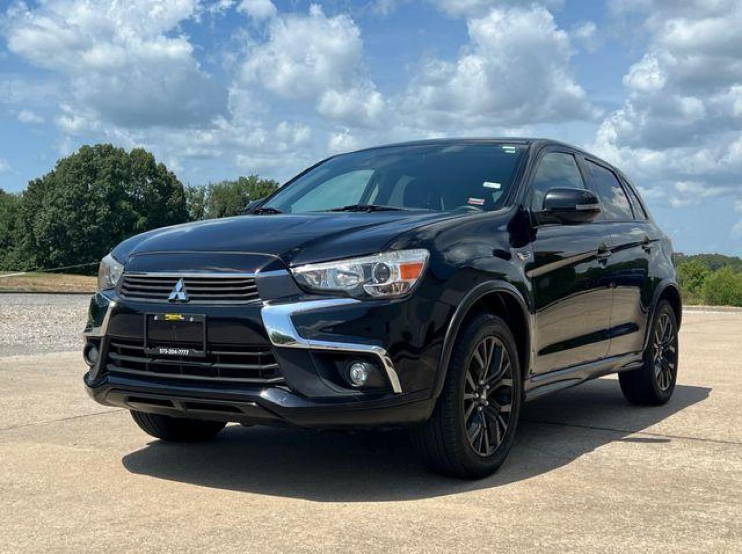 2017 BLACK /Black MITSUBISHI OUTLANDER SPORT LE (JA4AP3AU8HZ) with an 2.0L engine, Continuously Variable transmission, located at 2990 Old Orchard Rd., Jackson, MO, 63755, 37.354214, -89.612106 - Photo#4