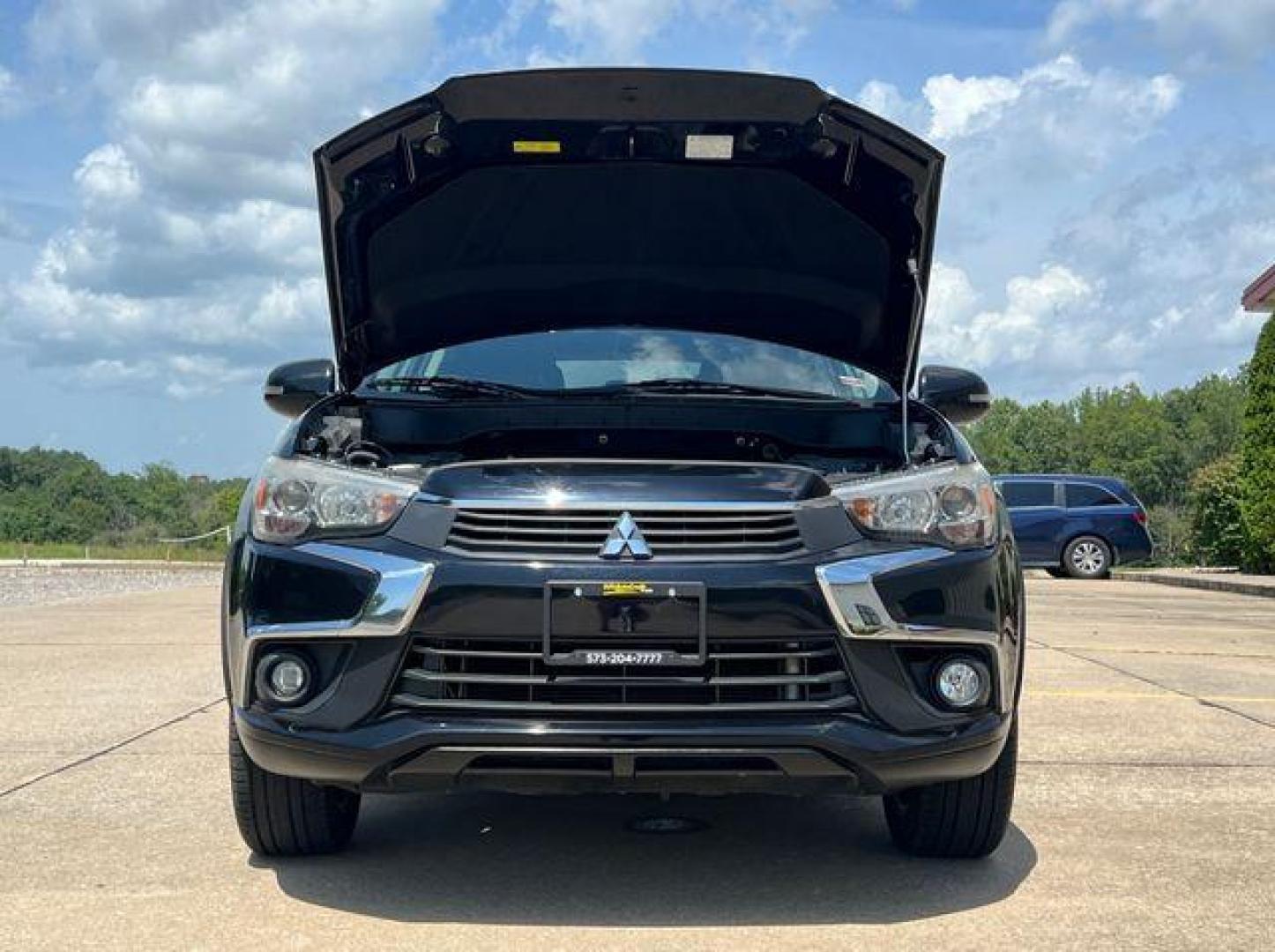 2017 BLACK /Black MITSUBISHI OUTLANDER SPORT LE (JA4AP3AU8HZ) with an 2.0L engine, Continuously Variable transmission, located at 2990 Old Orchard Rd., Jackson, MO, 63755, 37.354214, -89.612106 - Photo#30
