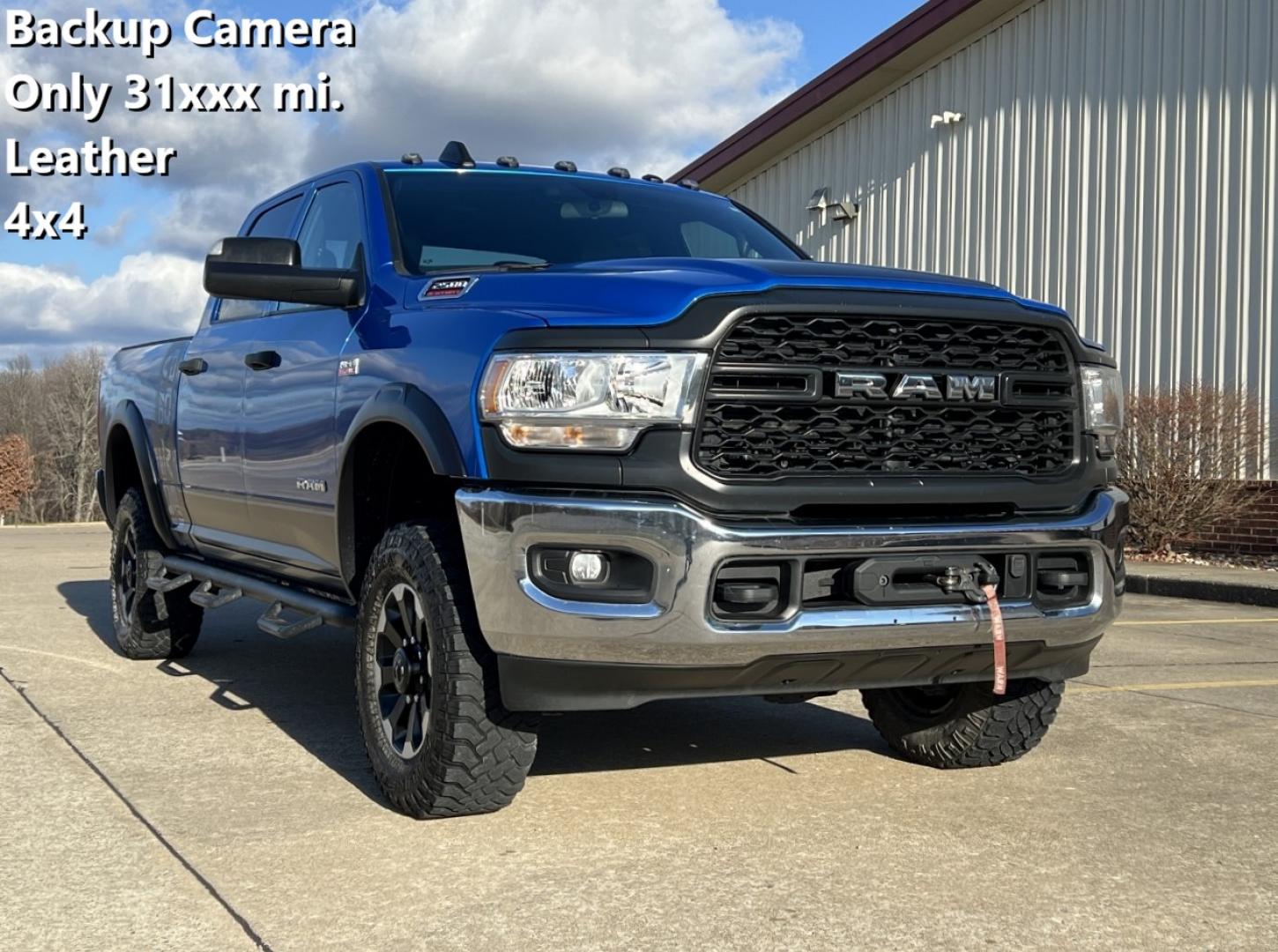 2021 BLUE /Gray Leather RAM 2500 TRADESMAN (3C6TR5CJ1MG) with an 6.4L engine, Automatic transmission, located at 2990 Old Orchard Rd., Jackson, MO, 63755, 37.354214, -89.612106 - Photo#0