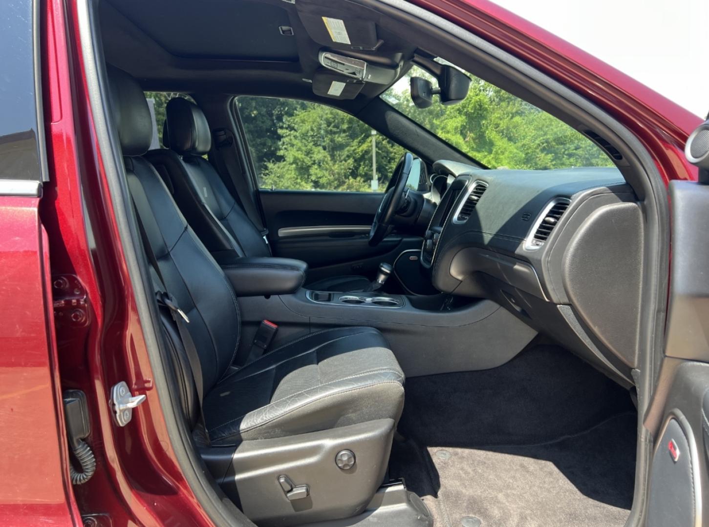 2018 MAROON /Black Leather Dodge Durango Citadel AWD (1C4RDJEG8JC) with an 3.6L V6 engine, Automatic transmission, located at 506 S. Kingshighway, Cape Girardeau, MO, 63703, (573) 235-5000, 37.294991, -89.553635 - 2018 Dodge Durango Citadel 131xxx miles All Wheel Drive 3.6L V6 Automatic Leather 3rd Row Navigation Rear Entertainment Backup Camera Sunroof Power/Heated/Cooled Seats Heated Rear Seats Heated Steering Wheel Bluetooth Remote Start Cruise Power Windows/Locks/Mirrors We have financin - Photo#22