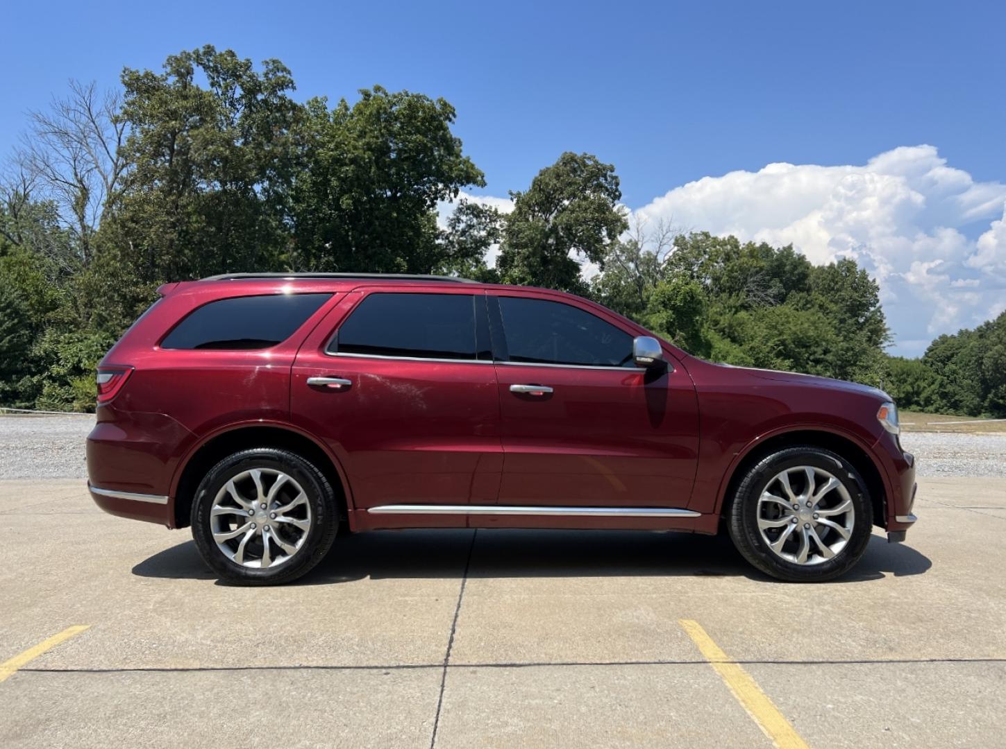 2018 MAROON /Black Leather Dodge Durango Citadel AWD (1C4RDJEG8JC) with an 3.6L V6 engine, Automatic transmission, located at 506 S. Kingshighway, Cape Girardeau, MO, 63703, (573) 235-5000, 37.294991, -89.553635 - 2018 Dodge Durango Citadel 131xxx miles All Wheel Drive 3.6L V6 Automatic Leather 3rd Row Navigation Rear Entertainment Backup Camera Sunroof Power/Heated/Cooled Seats Heated Rear Seats Heated Steering Wheel Bluetooth Remote Start Cruise Power Windows/Locks/Mirrors We have financin - Photo#12