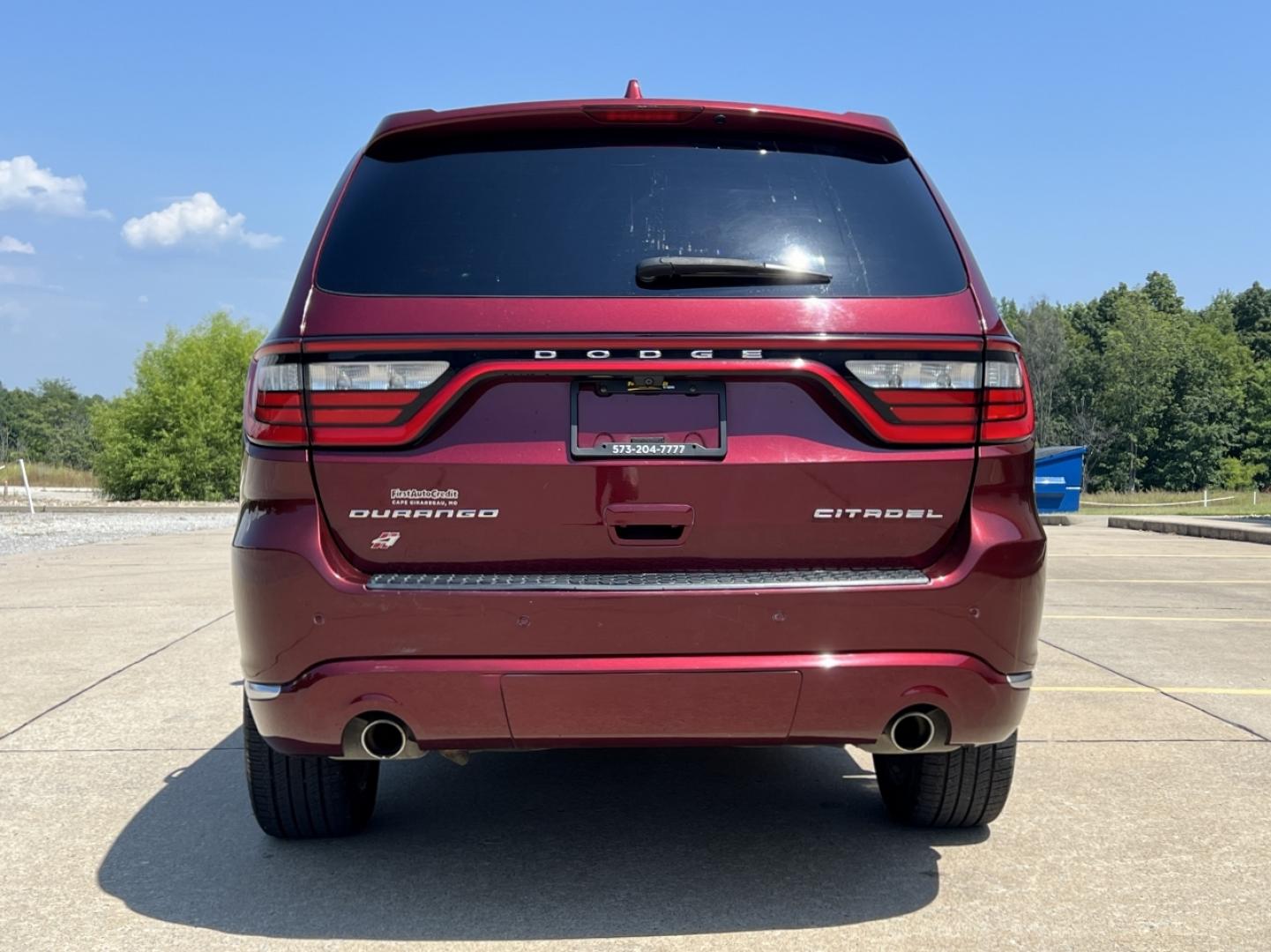 2018 MAROON /Black Leather Dodge Durango Citadel AWD (1C4RDJEG8JC) with an 3.6L V6 engine, Automatic transmission, located at 506 S. Kingshighway, Cape Girardeau, MO, 63703, (573) 235-5000, 37.294991, -89.553635 - 2018 Dodge Durango Citadel 131xxx miles All Wheel Drive 3.6L V6 Automatic Leather 3rd Row Navigation Rear Entertainment Backup Camera Sunroof Power/Heated/Cooled Seats Heated Rear Seats Heated Steering Wheel Bluetooth Remote Start Cruise Power Windows/Locks/Mirrors We have financin - Photo#15