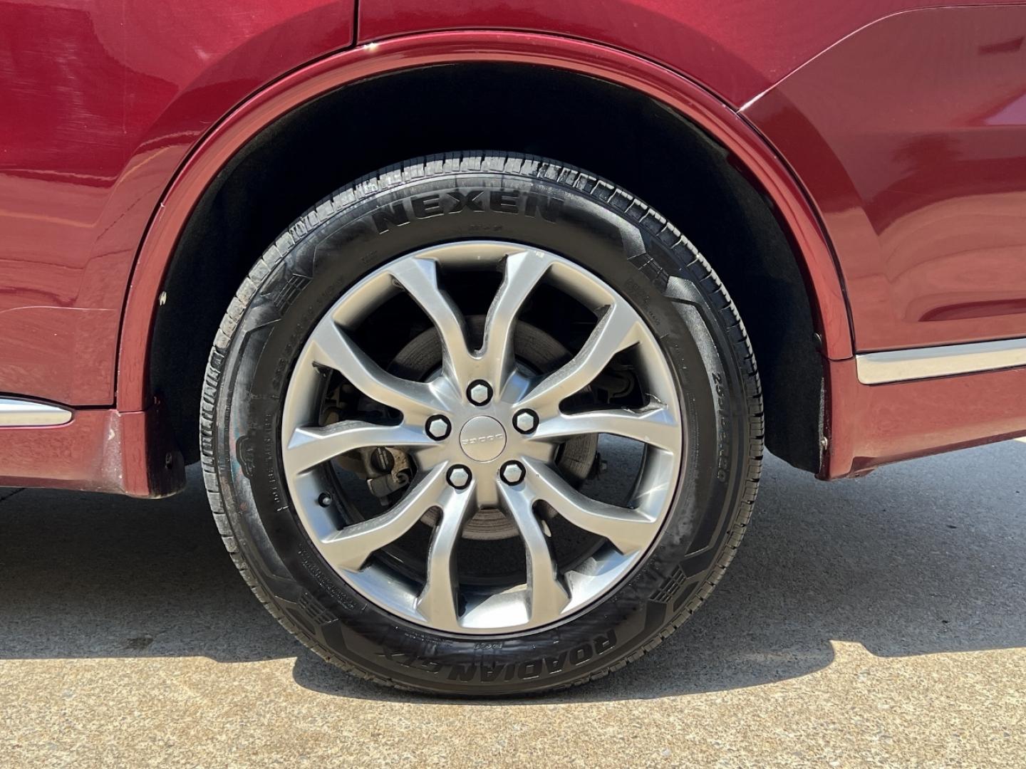 2018 MAROON /Black Leather Dodge Durango Citadel AWD (1C4RDJEG8JC) with an 3.6L V6 engine, Automatic transmission, located at 506 S. Kingshighway, Cape Girardeau, MO, 63703, (573) 235-5000, 37.294991, -89.553635 - 2018 Dodge Durango Citadel 131xxx miles All Wheel Drive 3.6L V6 Automatic Leather 3rd Row Navigation Rear Entertainment Backup Camera Sunroof Power/Heated/Cooled Seats Heated Rear Seats Heated Steering Wheel Bluetooth Remote Start Cruise Power Windows/Locks/Mirrors We have financin - Photo#45