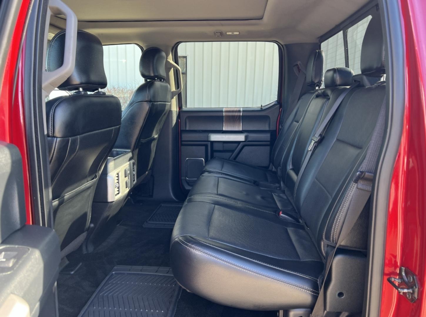 2015 RED /Black Leather FORD F150 LARIAT (1FTEW1EG5FF) with an 3.5L V6 engine, Automatic transmission, located at 2990 Old Orchard Rd., Jackson, MO, 63755, 37.354214, -89.612106 - 2015 Ford F-150 Lariat 115xxx miles 4x4 3.5L V6 Automatic Leather Navigation Power/Heated/Cooled Seats Backup Camera Sunroof Bluetooth Remote Start Cruise Power Windows/Locks/Mirrors We have financing available and we accept trades! Fill out a credit application on our website or come - Photo#20