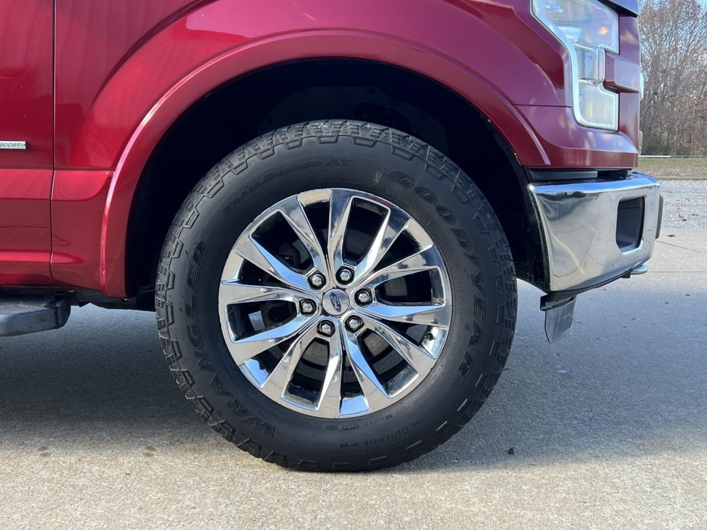 2015 RED /Black Leather FORD F150 LARIAT (1FTEW1EG5FF) with an 3.5L V6 engine, Automatic transmission, located at 2990 Old Orchard Rd., Jackson, MO, 63755, 37.354214, -89.612106 - 2015 Ford F-150 Lariat 115xxx miles 4x4 3.5L V6 Automatic Leather Navigation Power/Heated/Cooled Seats Backup Camera Sunroof Bluetooth Remote Start Cruise Power Windows/Locks/Mirrors We have financing available and we accept trades! Fill out a credit application on our website or come - Photo#46