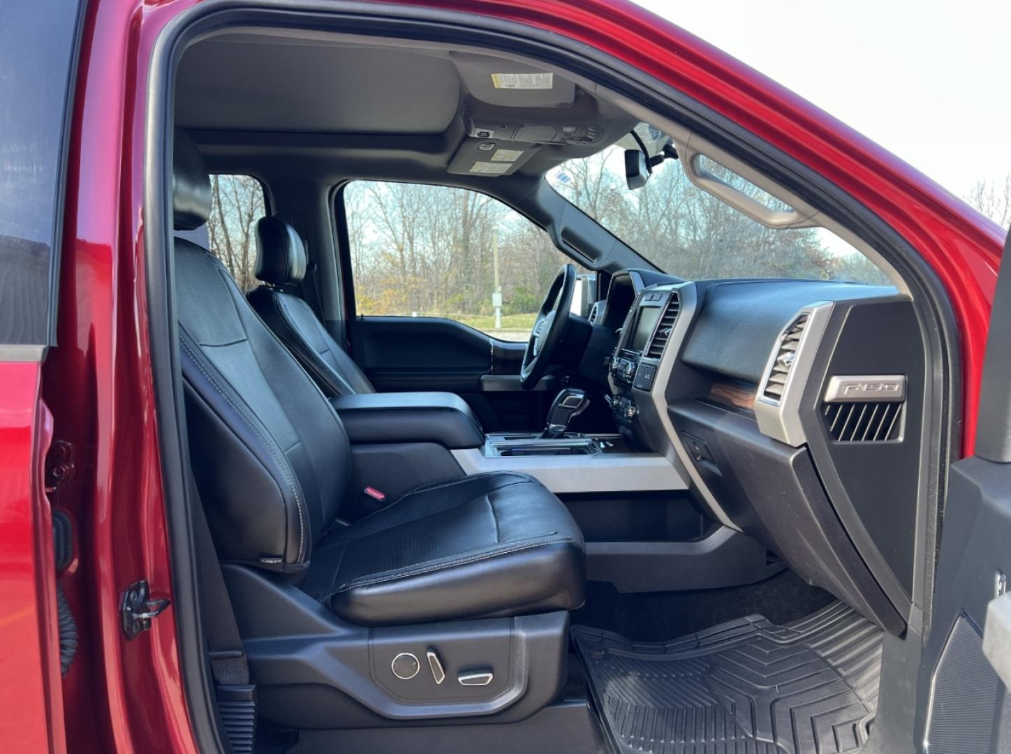 2015 RED /Black Leather FORD F150 LARIAT (1FTEW1EG5FF) with an 3.5L V6 engine, Automatic transmission, located at 2990 Old Orchard Rd., Jackson, MO, 63755, 37.354214, -89.612106 - 2015 Ford F-150 Lariat 115xxx miles 4x4 3.5L V6 Automatic Leather Navigation Power/Heated/Cooled Seats Backup Camera Sunroof Bluetooth Remote Start Cruise Power Windows/Locks/Mirrors We have financing available and we accept trades! Fill out a credit application on our website or come - Photo#19