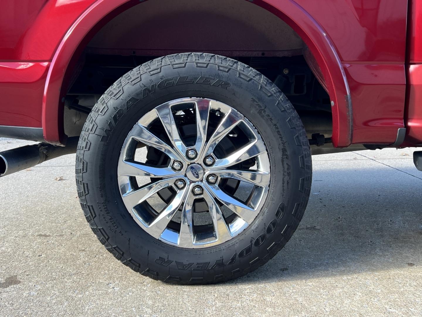 2015 RED /Black Leather FORD F150 LARIAT (1FTEW1EG5FF) with an 3.5L V6 engine, Automatic transmission, located at 2990 Old Orchard Rd., Jackson, MO, 63755, 37.354214, -89.612106 - 2015 Ford F-150 Lariat 115xxx miles 4x4 3.5L V6 Automatic Leather Navigation Power/Heated/Cooled Seats Backup Camera Sunroof Bluetooth Remote Start Cruise Power Windows/Locks/Mirrors We have financing available and we accept trades! Fill out a credit application on our website or come - Photo#45