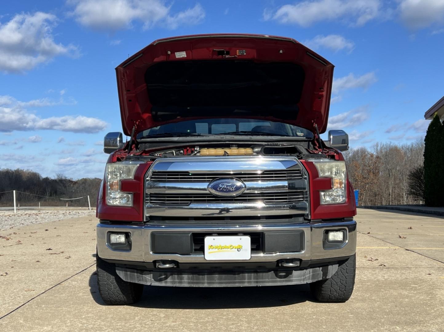 2015 RED /Black Leather FORD F150 LARIAT (1FTEW1EG5FF) with an 3.5L V6 engine, Automatic transmission, located at 2990 Old Orchard Rd., Jackson, MO, 63755, 37.354214, -89.612106 - 2015 Ford F-150 Lariat 115xxx miles 4x4 3.5L V6 Automatic Leather Navigation Power/Heated/Cooled Seats Backup Camera Sunroof Bluetooth Remote Start Cruise Power Windows/Locks/Mirrors We have financing available and we accept trades! Fill out a credit application on our website or come - Photo#40