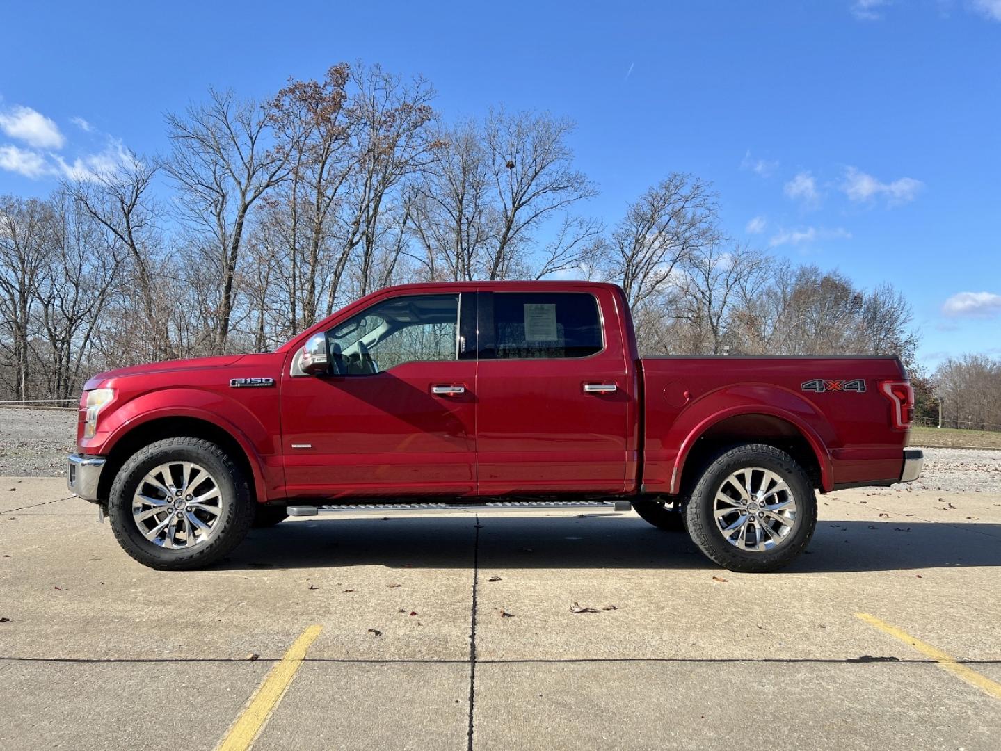 2015 RED /Black Leather FORD F150 LARIAT (1FTEW1EG5FF) with an 3.5L V6 engine, Automatic transmission, located at 2990 Old Orchard Rd., Jackson, MO, 63755, 37.354214, -89.612106 - 2015 Ford F-150 Lariat 115xxx miles 4x4 3.5L V6 Automatic Leather Navigation Power/Heated/Cooled Seats Backup Camera Sunroof Bluetooth Remote Start Cruise Power Windows/Locks/Mirrors We have financing available and we accept trades! Fill out a credit application on our website or come - Photo#10