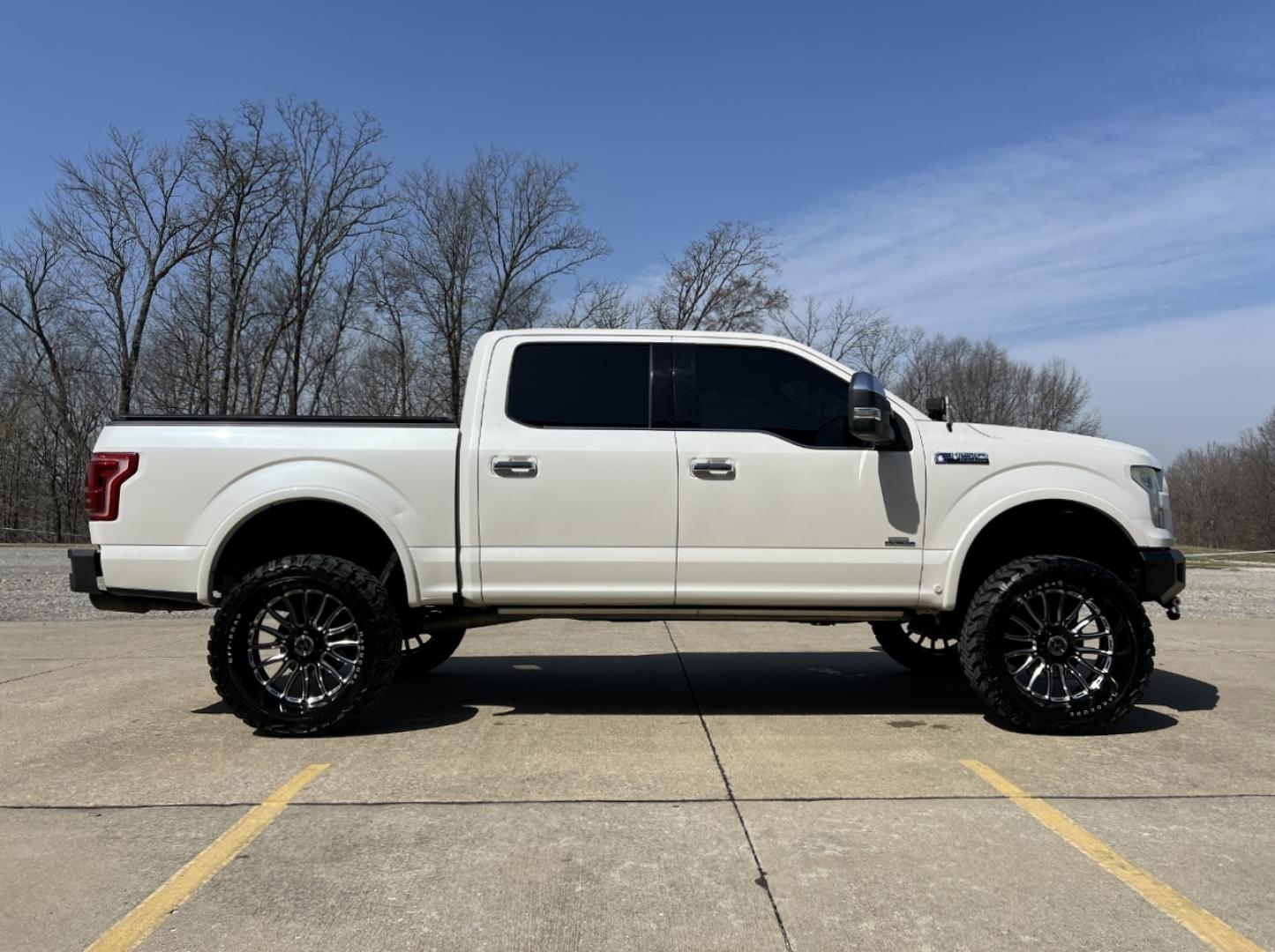 2015 WHITE /Black Leather FORD F150 PLATINUM (1FTEW1EG4FF) with an 3.5L V6 engine, Automatic transmission, located at 2990 Old Orchard Rd., Jackson, MO, 63755, 37.354214, -89.612106 - 2015 Ford F-150 Platinum 124xxx miles 4x4 3.5L V6 Automatic Leather Navigation Power/Heated/Cooled Seats Backup Camera Sunroof Power Running Boards Remote Start Bluetooth Cruise Power Windows/Locks/Mirrors We have financing available and we accept trades! Fill out a credit application - Photo#12