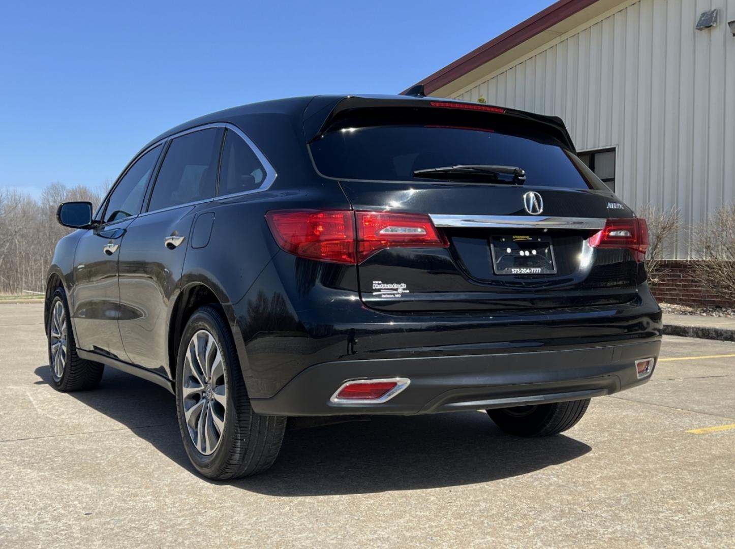 2014 BLACK /Black Leather ACURA MDX TECHNOLOGY (5FRYD3H45EB) with an 3.5L V6 engine, Automatic transmission, located at 2990 Old Orchard Rd., Jackson, MO, 63755, 37.354214, -89.612106 - 2014 Acura MDX Technology 108xxx miles Front Wheel Drive 3.5L V6 Automatic Leather 3rd Row Navigation Power/Heated Seats Backup Camera Sunroof Bluetooth Remote Start Cruise Power Windows/Locks/Mirrors We have financing available and we accept trades! Fill out a credit application on o - Photo#12