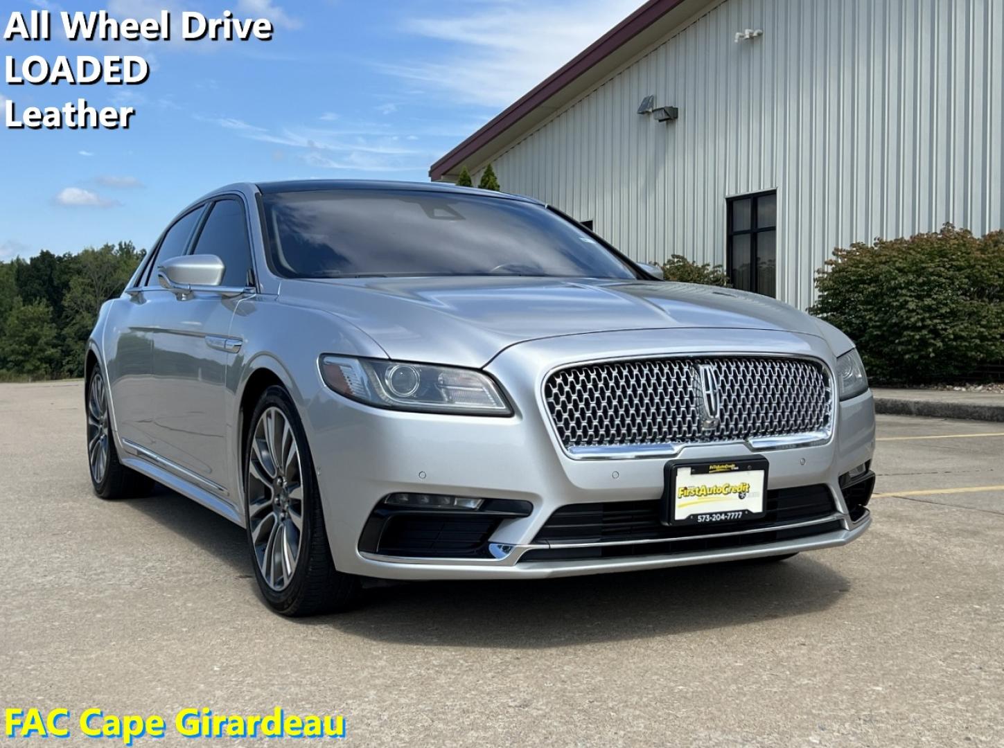 2018 SILVER /Tan Leather Lincoln Continental Reserve AWD (1LN6L9NC3J5) with an 3.0L V6 engine, Automatic transmission, located at 506 S. Kingshighway, Cape Girardeau, MO, 63703, (573) 235-5000, 37.294991, -89.553635 - 2018 Lincoln Continental Reserve 100xxx miles All Wheel Drive 3.0L V6 Automatic Leather Navigation Power/Heated/Cooled Seats Heated Rear Seats Heating Steering Wheel Backup Camera Sunroof Bluetooth Remote Start Cruise Power Windows/Locks/Mirrors We have financing available and we acc - Photo#0