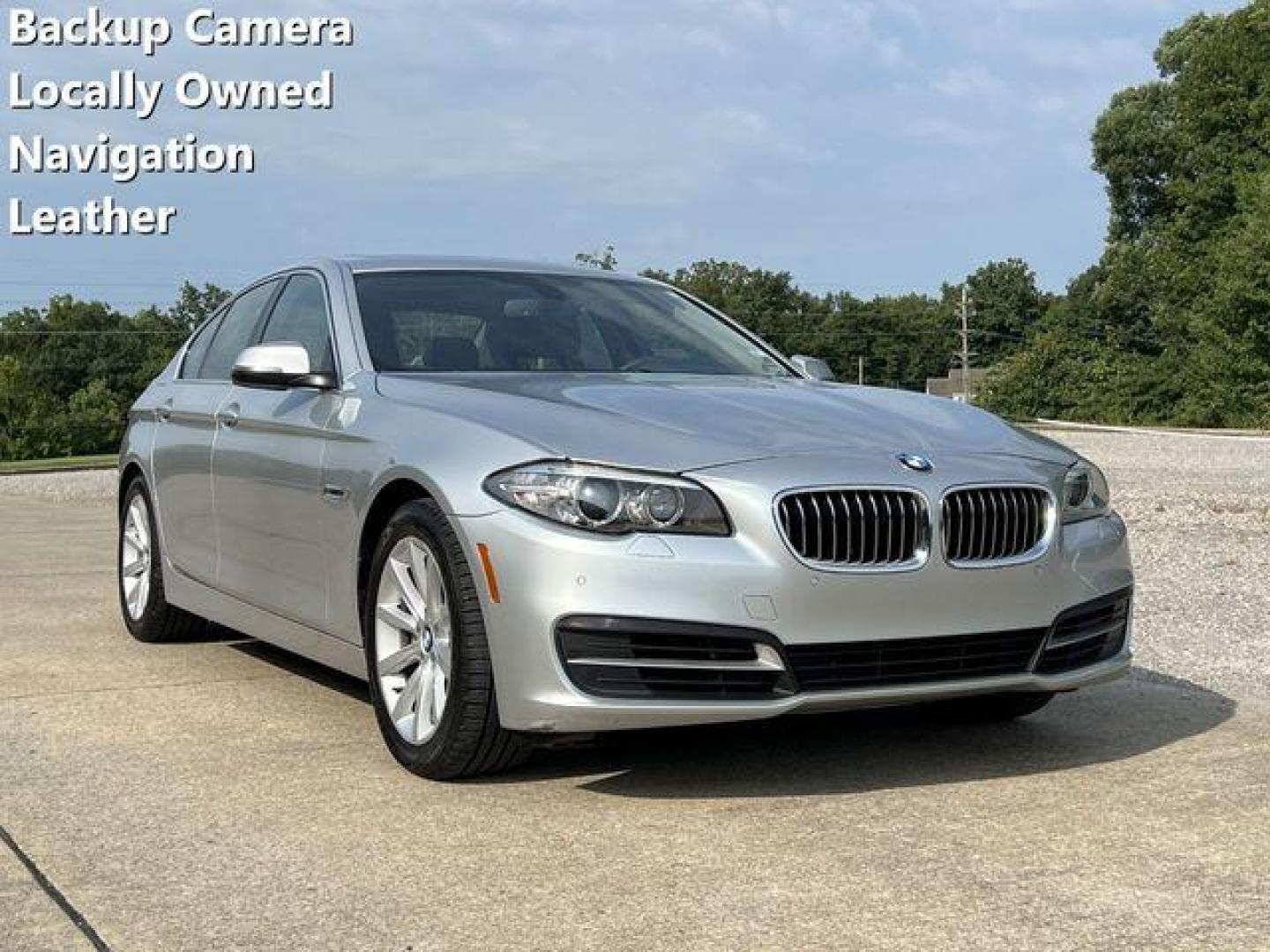 2014 SILVER /Black BMW 535 I (WBA5B1C59ED) with an 3.0L engine, Automatic transmission, located at 2990 Old Orchard Rd., Jackson, MO, 63755, 37.354214, -89.612106 - Photo#0