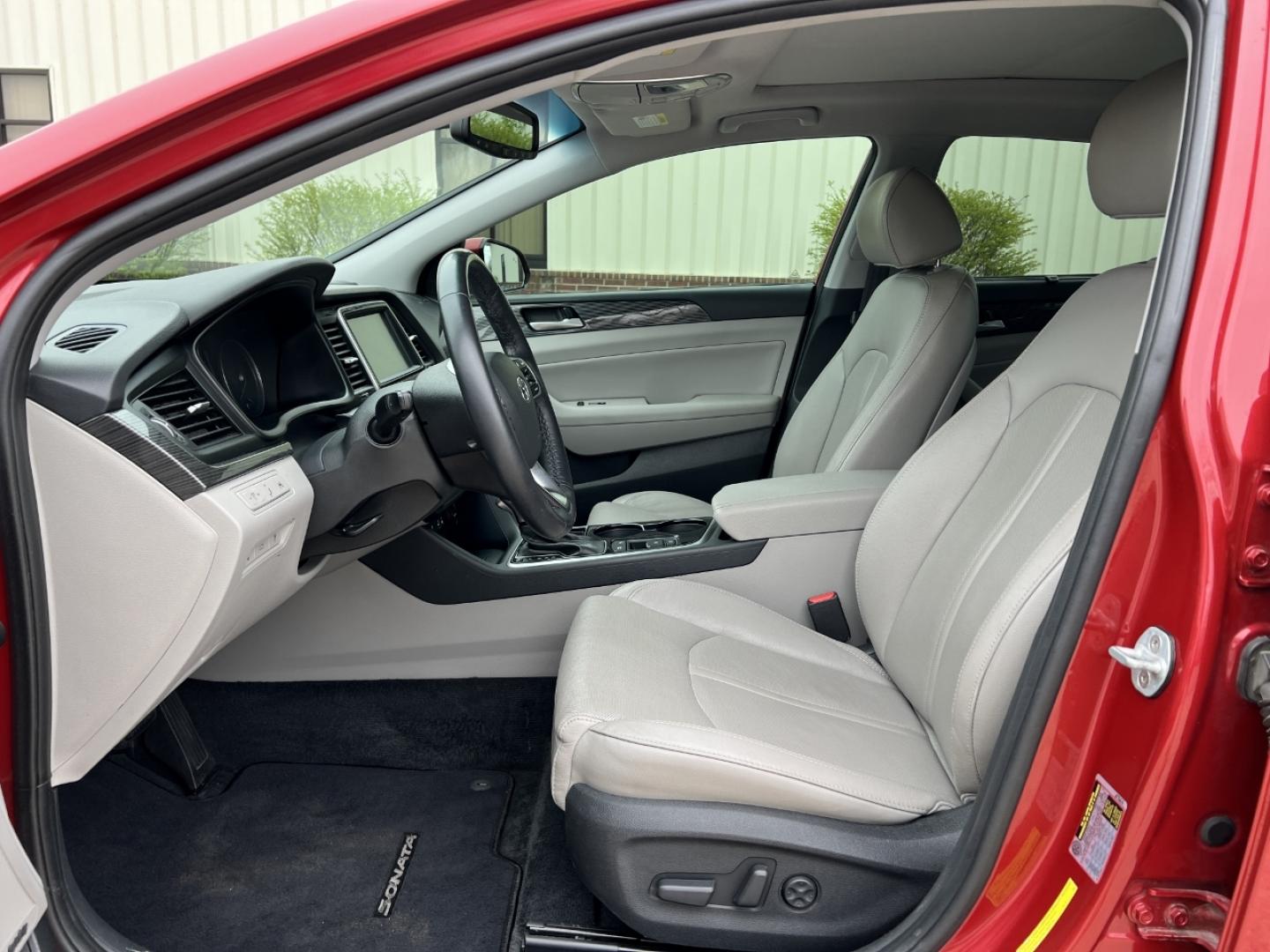2019 RED /Gray Leather HYUNDAI SONATA LIMITED (5NPE34AF4KH) with an 2.4L 4 Cyl. engine, Automatic transmission, located at 2990 Old Orchard Rd., Jackson, MO, 63755, 37.354214, -89.612106 - 2019 Hyundai Sonata Limited 130xxx miles Front Wheel Drive 2.4L 4 Cyl. Automatic Leather Navigation Power/Heated/Cooled Seats Heated Steering Wheel Backup Camera Sunroof Bluetooth Cruise Power Windows/Locks/Mirrors We have financing available and we accept trades! Fill out a credit app - Photo#15