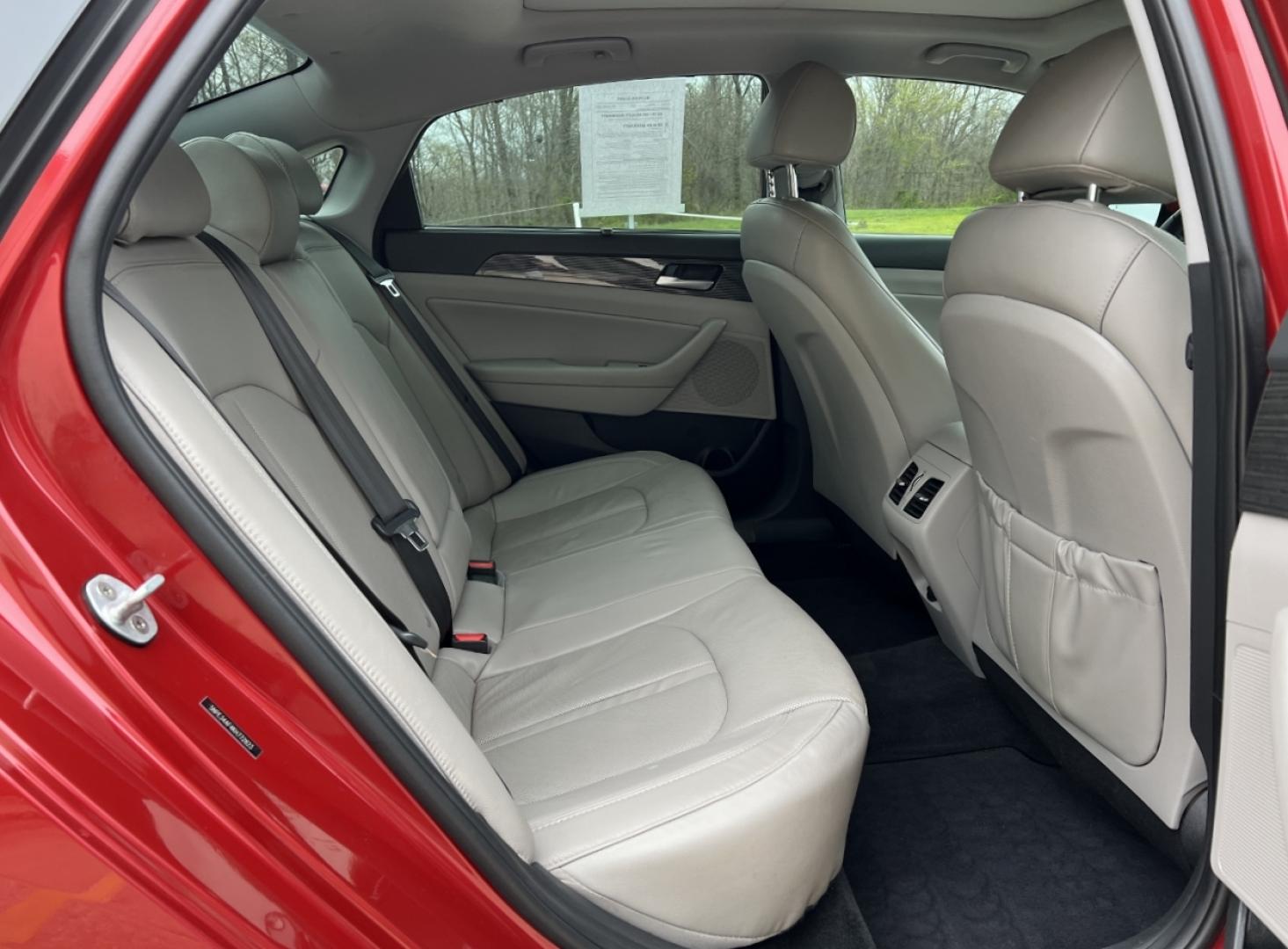 2019 RED /Gray Leather HYUNDAI SONATA LIMITED (5NPE34AF4KH) with an 2.4L 4 Cyl. engine, Automatic transmission, located at 2990 Old Orchard Rd., Jackson, MO, 63755, 37.354214, -89.612106 - 2019 Hyundai Sonata Limited 130xxx miles Front Wheel Drive 2.4L 4 Cyl. Automatic Leather Navigation Power/Heated/Cooled Seats Heated Steering Wheel Backup Camera Sunroof Bluetooth Cruise Power Windows/Locks/Mirrors We have financing available and we accept trades! Fill out a credit app - Photo#19