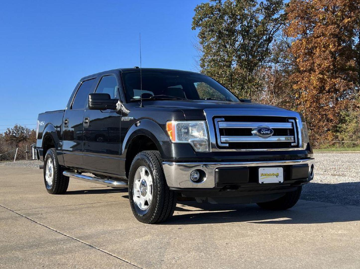 2014 BLACK FORD F150 XLT (1FTFW1EF6EK) with an 5.0L engine, Automatic transmission, located at 506 S. Kingshighway, Cape Girardeau, MO, 63703, (573) 235-5000, 37.294991, -89.553635 - Photo#0