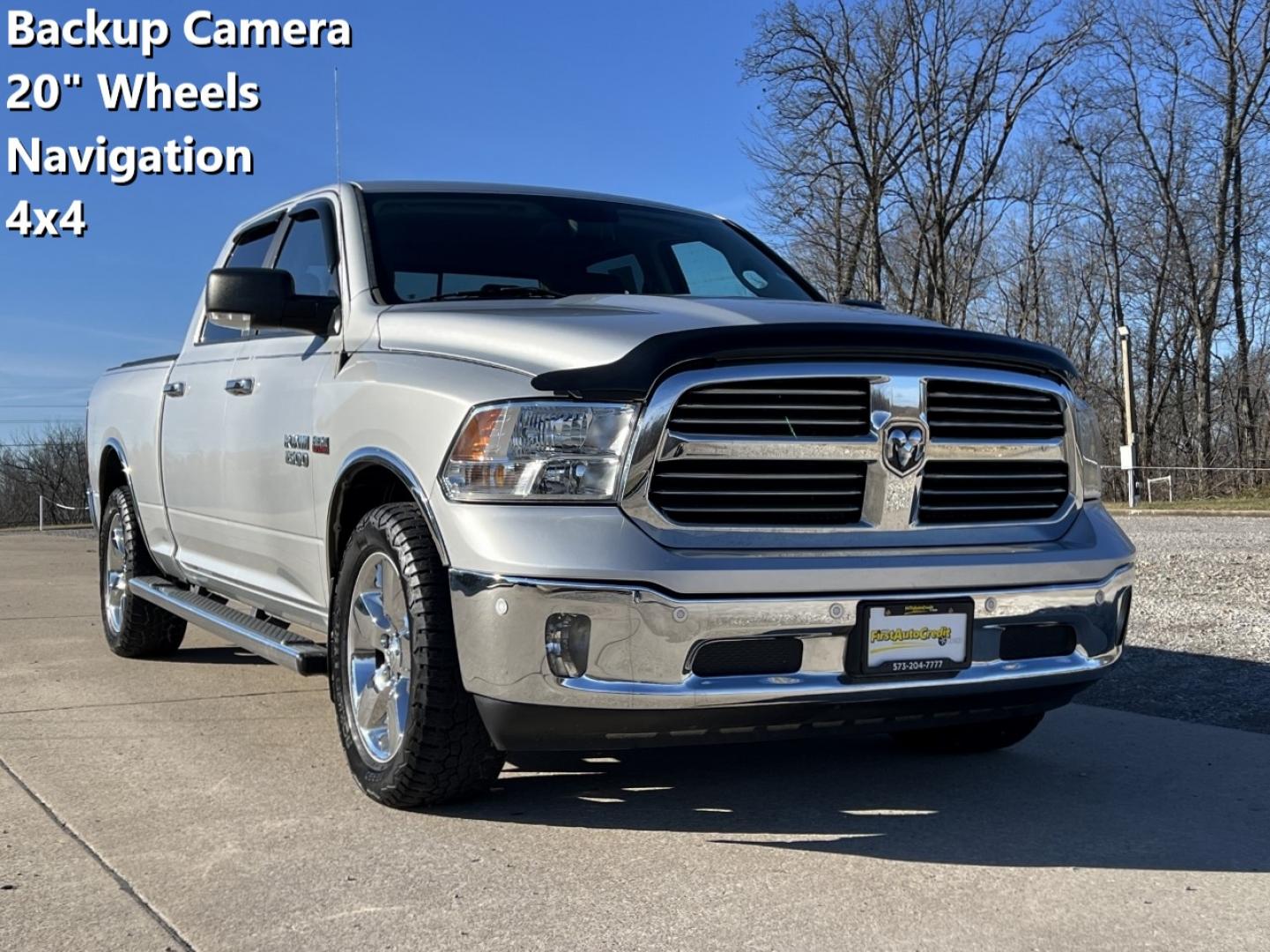 2016 SILVER /Gray Cloth RAM 1500 SLT (1C6RR7TT7GS) with an 5.7L engine, Automatic transmission, located at 2990 Old Orchard Rd., Jackson, MO, 63755, 37.354214, -89.612106 - Photo#0