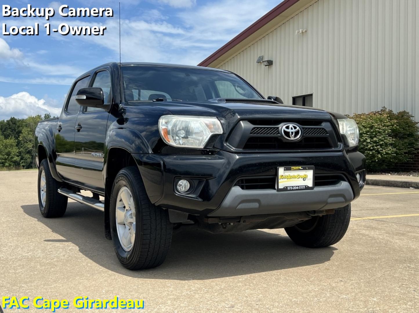 2015 BLACK /Gray Cloth Toyota Tacoma PreRunner Double Cab V6 2WD (5TFJU4GN4FX) with an 4.0L V6 engine, 5-Speed Automatic transmission, located at 506 S. Kingshighway, Cape Girardeau, MO, 63703, (573) 235-5000, 37.294991, -89.553635 - 2015 Toyota Tacoma PreRunner TRD Sport Local 1-Owner 227xxx miles Rear Wheel Drive 4.0L V6 Automatic Bluetooth Cruise Power Windows/Locks/Mirrors We have financing available and we accept trades! Fill out a credit application on our website or come by today! If you have any questions, give - Photo#0