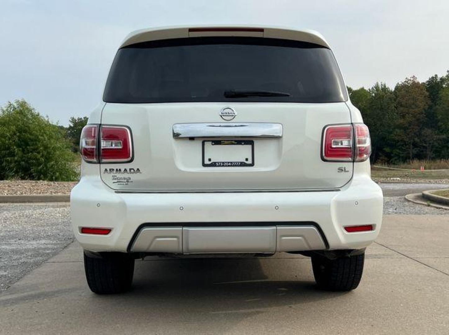 2018 WHITE /Black NISSAN ARMADA SL (JN8AY2NC2JX) with an 5.6L engine, Automatic transmission, located at 2990 Old Orchard Rd., Jackson, MO, 63755, 37.354214, -89.612106 - Photo#14
