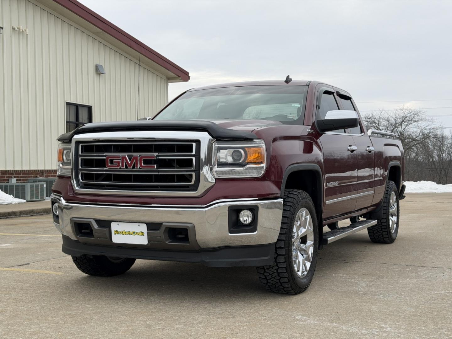 2014 MAROON /Black Leather GMC Sierra 1500 SLT Crew Cab 4WD (1GTV2VEJ4EZ) with an 6.2L V8 engine, Automatic transmission, located at 2990 Old Orchard Rd., Jackson, MO, 63755, 37.354214, -89.612106 - *** SALVAGE TITLE *** 2014 GMC Sierra 1500 SLT Only 91xxx miles 4x4 6.2L V8 Automatic Leather Navigation Power/Heated Seats Backup Camera Bluetooth Remote Start Cruise Power Windows/Locks/Mirrors We have financing available and we accept trades! Fill out a credit application on our web - Photo#8
