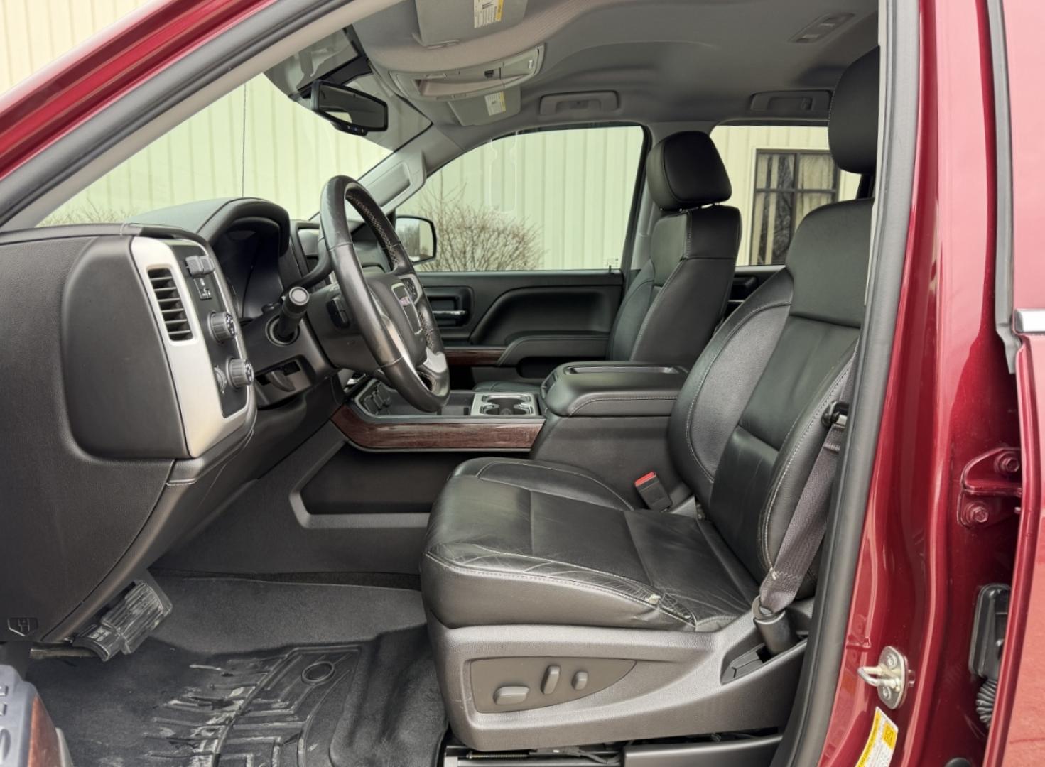 2014 MAROON /Black Leather GMC Sierra 1500 SLT Crew Cab 4WD (1GTV2VEJ4EZ) with an 6.2L V8 engine, Automatic transmission, located at 2990 Old Orchard Rd., Jackson, MO, 63755, 37.354214, -89.612106 - *** SALVAGE TITLE *** 2014 GMC Sierra 1500 SLT Only 91xxx miles 4x4 6.2L V8 Automatic Leather Navigation Power/Heated Seats Backup Camera Bluetooth Remote Start Cruise Power Windows/Locks/Mirrors We have financing available and we accept trades! Fill out a credit application on our web - Photo#16