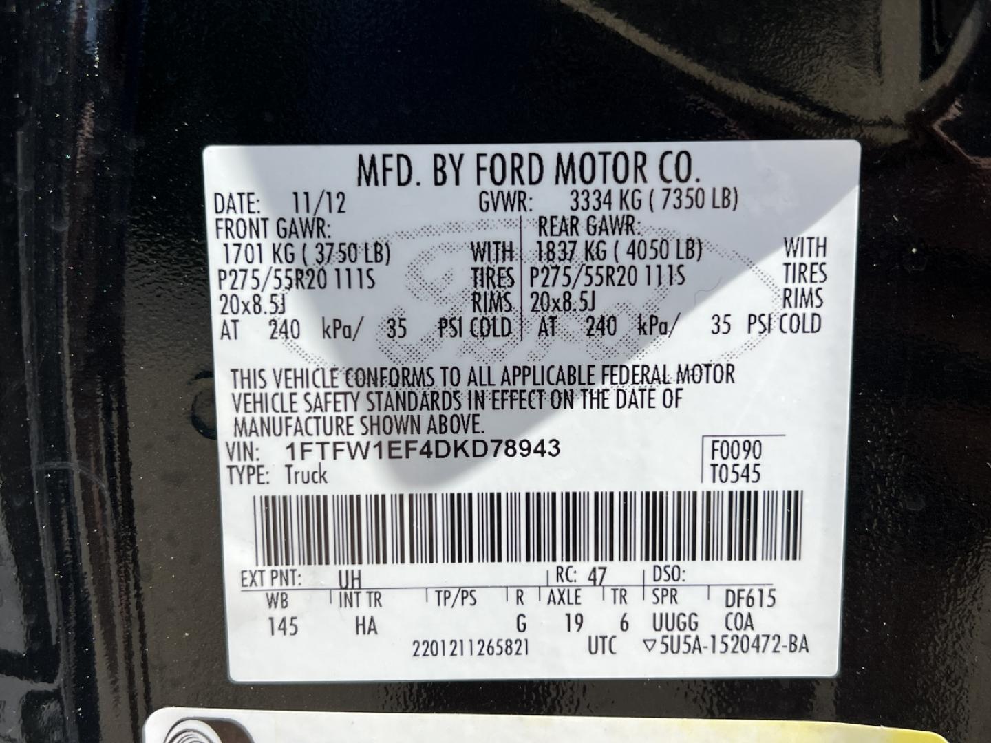 2013 BLACK /Tan Leather Ford F-150 Lariat SuperCrew 6.5-ft. Bed 4WD (1FTFW1EF4DK) with an 5.0L V8 engine, Automatic transmission, located at 506 S. Kingshighway, Cape Girardeau, MO, 63703, (573) 235-5000, 37.294991, -89.553635 - 2013 Ford F-150 Lariat 103xxx miles 4x4 5.0L V8 Automatic Leather Navigation Backup Camera Power/Heated/Cooled Seats Sunroof Bluetooth Remote Start Cruise Power Windows/Locks/Mirrors We have financing available and we accept trades! Fill out a credit application on our website or come - Photo#50