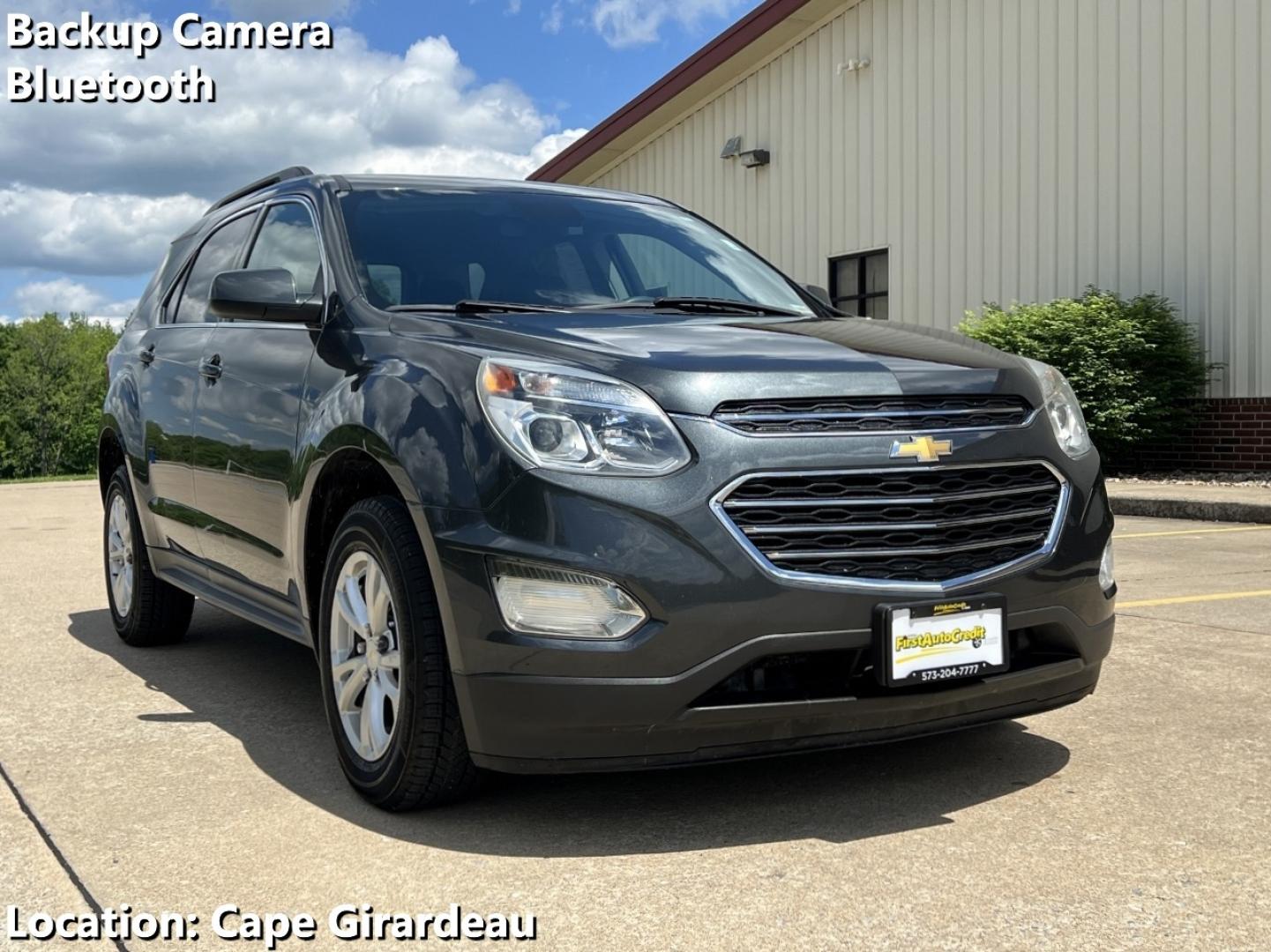 2017 GRAY /Black Cloth Chevrolet Equinox LT 2WD (2GNALCEKXH1) with an 2.4L 4 Cyl. engine, Automatic transmission, located at 506 S. Kingshighway, Cape Girardeau, MO, 63703, (573) 235-5000, 37.294991, -89.553635 - 2017 Chevrolet Equinox LT 131xxx miles Front Wheel Drive 2.4L 4 Cyl. Automatic Backup Camera Bluetooth Cruise Power Windows/Locks/Mirrors We have financing available and we accept trades! Fill out a credit application on our website or come by today! If you have any questions, give us a ca - Photo#0