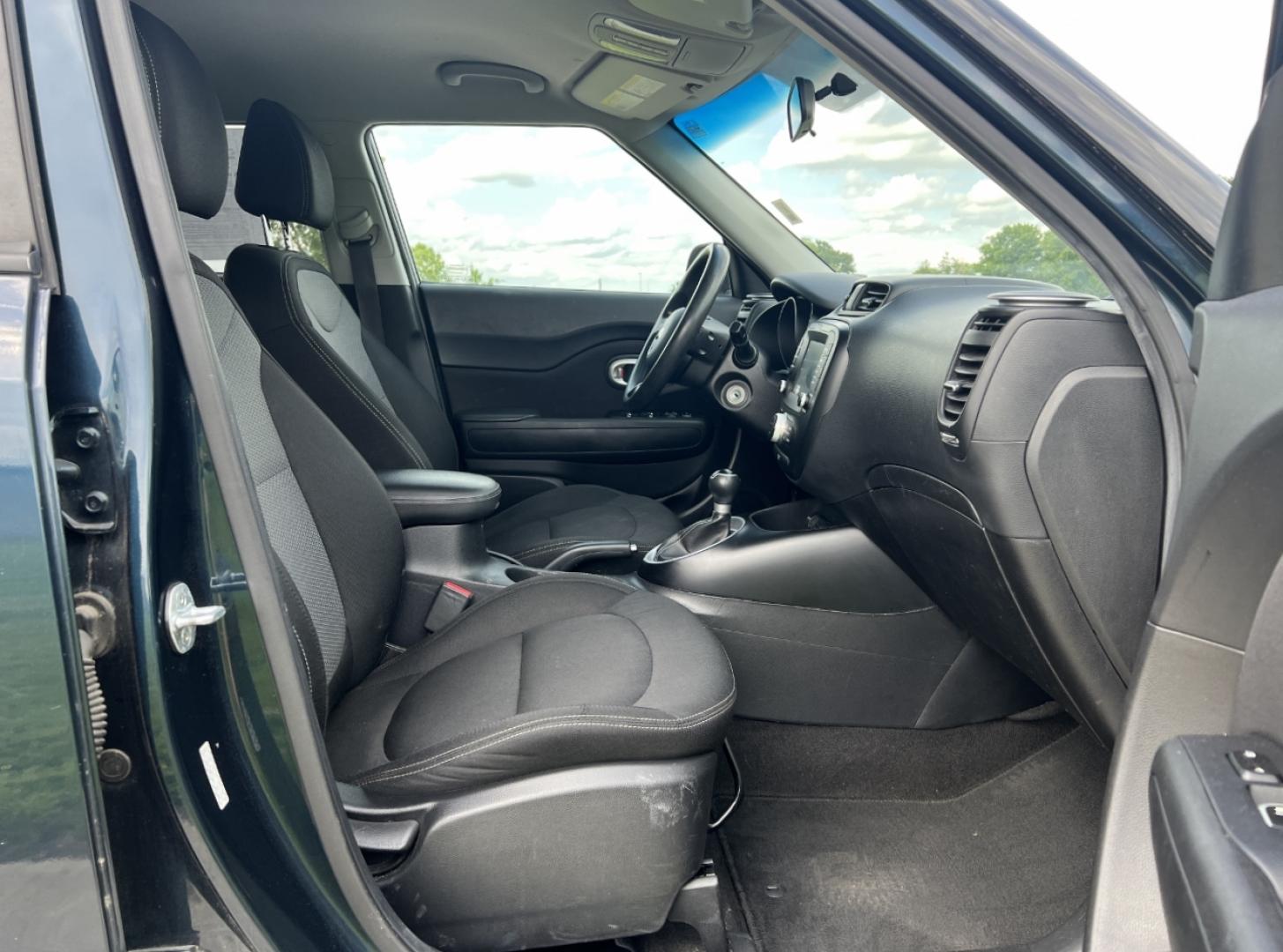 2018 BLUE /Black Cloth Kia Soul + (KNDJP3A51J7) with an 2.0L 4 Cyl. engine, Automatic transmission, located at 506 S. Kingshighway, Cape Girardeau, MO, 63703, (573) 235-5000, 37.294991, -89.553635 - 2018 Kia Soul + 97xxx miles Front Wheel Drive 2.0L 4 Cyl. Automatic Backup Camera Bluetooth Cruise Power Windows/Locks/Mirrors We have financing available and we accept trades! Fill out a credit application on our website or come by today! If you have any questions, give us a call at (573) - Photo#13