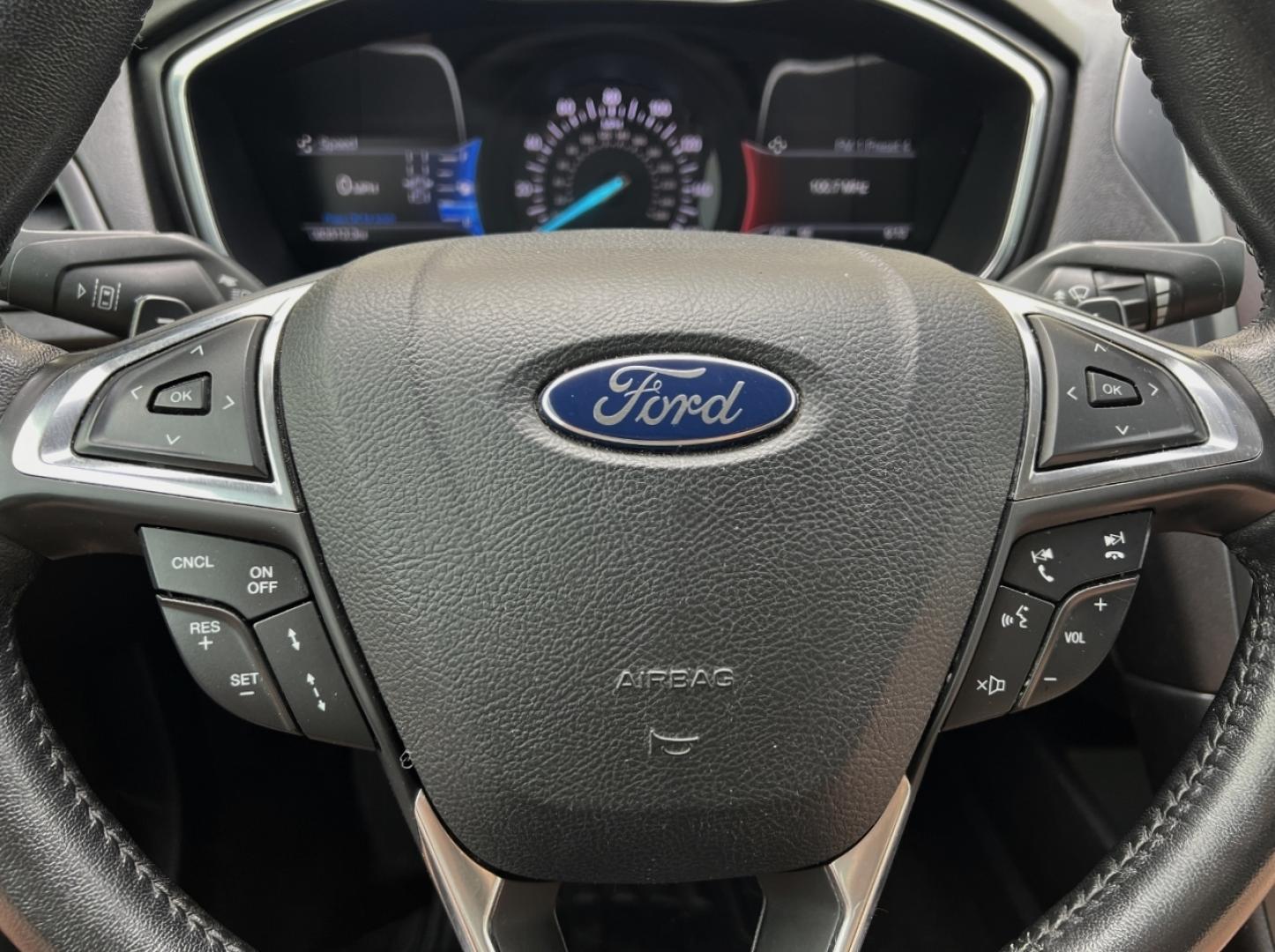 2018 GRAY /Black Leather Ford Fusion Titanium (3FA6P0K94JR) with an 2.0L 4 Cyl. engine, Automatic transmission, located at 2990 Old Orchard Rd., Jackson, MO, 63755, 37.354214, -89.612106 - 2018 Ford Fusion Titanium Local 1-Owner 83xxx miles Front Wheel Drive 2.0L 4 Cyl. Automatic Leather Navigation Backup Camera Power/Heated Seats Sunroof Bluetooth Remote Start Cruise Power Windows/Locks/Mirrors We have financing available and we accept trades! Fill out a credit applica - Photo#24