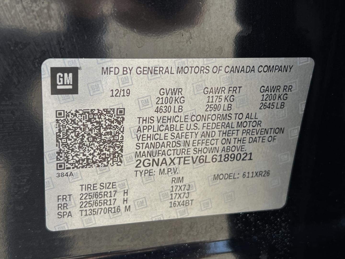 2020 BLACK /Black Cloth Chevrolet Equinox LT AWD (2GNAXTEV6L6) with an 1.5L 4 Cyl. Turbo engine, Automatic transmission, located at 2990 Old Orchard Rd., Jackson, MO, 63755, 37.354214, -89.612106 - 2020 Chevrolet Equinox LT 79xxx miles All Wheel Drive 1.5L 4 Cyl. Automatic Backup Camera Power Driver Seat Heated Seats Bluetooth Remote Start Cruise Power Windows/Locks/Mirrors We have financing available and we accept trades! Fill out a credit application on our website or come by tod - Photo#50