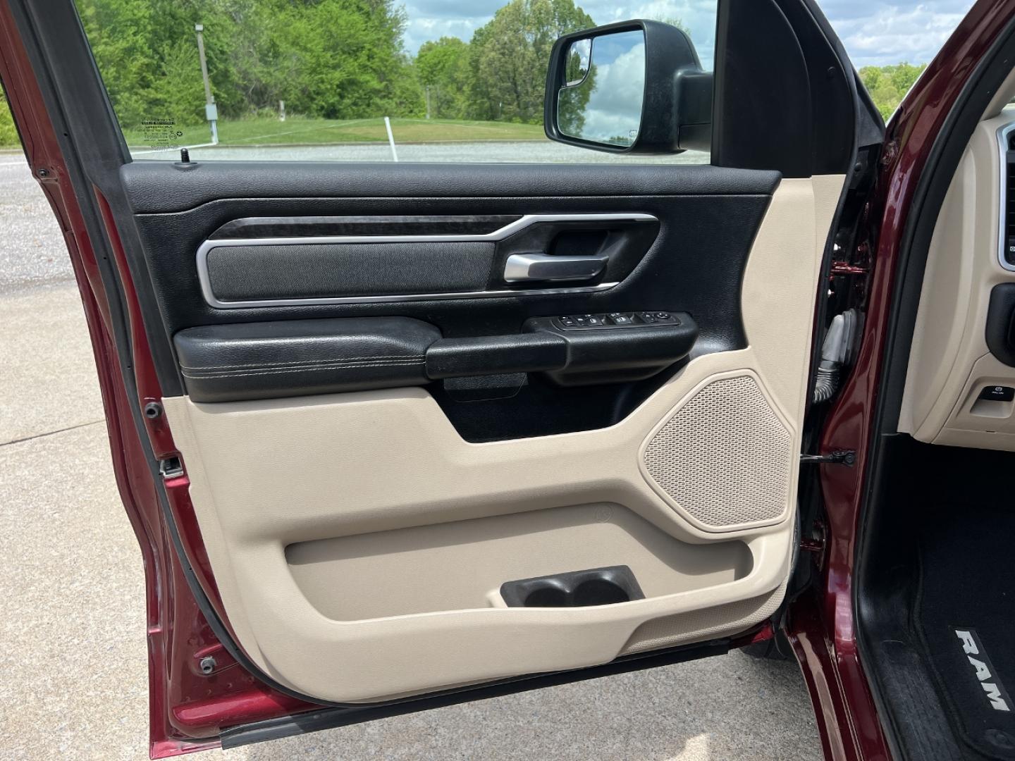 2021 MAROON /Gray Cloth RAM 1500 Big Horn Quad Cab 2WD (1C6RREBT8MN) with an 3.6L V6 engine, Automatic transmission, located at 506 S. Kingshighway, Cape Girardeau, MO, 63703, (573) 235-5000, 37.294991, -89.553635 - 2021 Ram 1500 Big Horn 58xxx miles Rear Wheel Drive 5.7L V8 Automatic Navigation Backup Camera Power Driver Seat Heated Seats Heated Steering Wheel Bluetooth Remote Start Cruise Power Windows/Locks/Mirrors We have financing available and we accept trades! Fill out a credit application - Photo#14