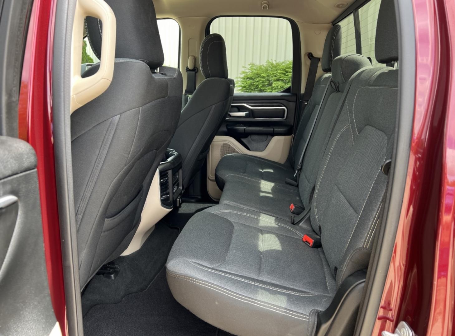 2021 MAROON /Gray Cloth RAM 1500 Big Horn Quad Cab 2WD (1C6RREBT8MN) with an 3.6L V6 engine, Automatic transmission, located at 506 S. Kingshighway, Cape Girardeau, MO, 63703, (573) 235-5000, 37.294991, -89.553635 - 2021 Ram 1500 Big Horn 58xxx miles Rear Wheel Drive 5.7L V8 Automatic Navigation Backup Camera Power Driver Seat Heated Seats Heated Steering Wheel Bluetooth Remote Start Cruise Power Windows/Locks/Mirrors We have financing available and we accept trades! Fill out a credit application - Photo#18