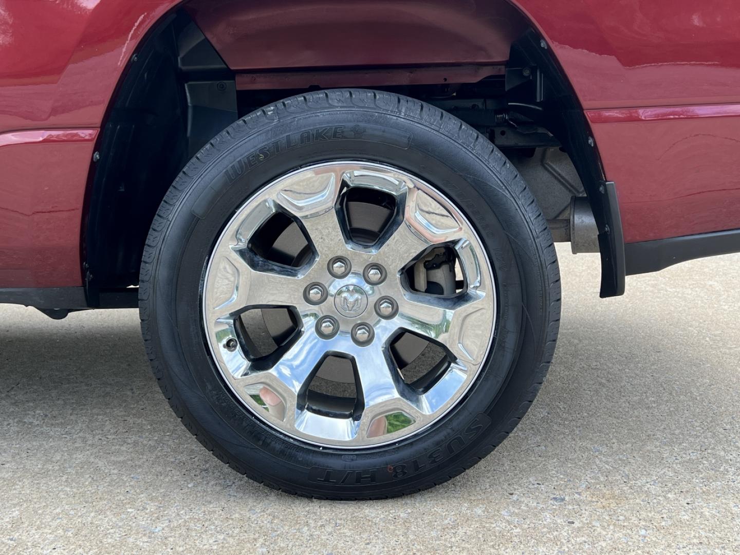 2021 MAROON /Gray Cloth RAM 1500 Big Horn Quad Cab 2WD (1C6RREBT8MN) with an 3.6L V6 engine, Automatic transmission, located at 506 S. Kingshighway, Cape Girardeau, MO, 63703, (573) 235-5000, 37.294991, -89.553635 - 2021 Ram 1500 Big Horn 58xxx miles Rear Wheel Drive 5.7L V8 Automatic Navigation Backup Camera Power Driver Seat Heated Seats Heated Steering Wheel Bluetooth Remote Start Cruise Power Windows/Locks/Mirrors We have financing available and we accept trades! Fill out a credit application - Photo#39