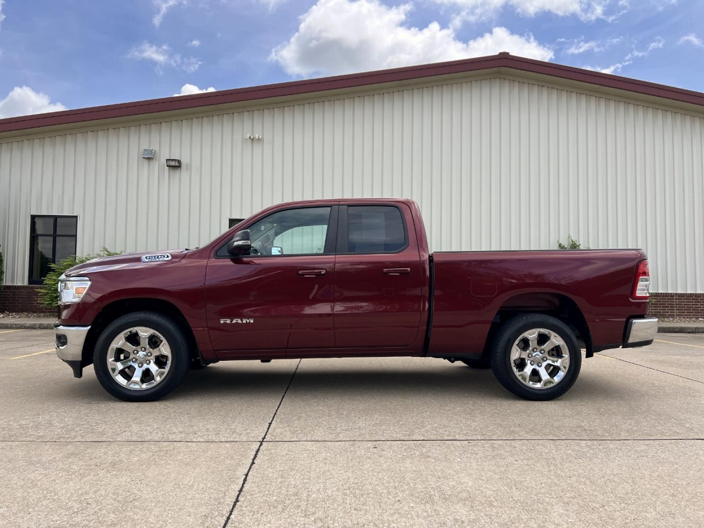 2021 MAROON /Gray Cloth RAM 1500 Big Horn Quad Cab 2WD (1C6RREBT8MN) with an 3.6L V6 engine, Automatic transmission, located at 506 S. Kingshighway, Cape Girardeau, MO, 63703, (573) 235-5000, 37.294991, -89.553635 - 2021 Ram 1500 Big Horn 58xxx miles Rear Wheel Drive 5.7L V8 Automatic Navigation Backup Camera Power Driver Seat Heated Seats Heated Steering Wheel Bluetooth Remote Start Cruise Power Windows/Locks/Mirrors We have financing available and we accept trades! Fill out a credit application - Photo#8