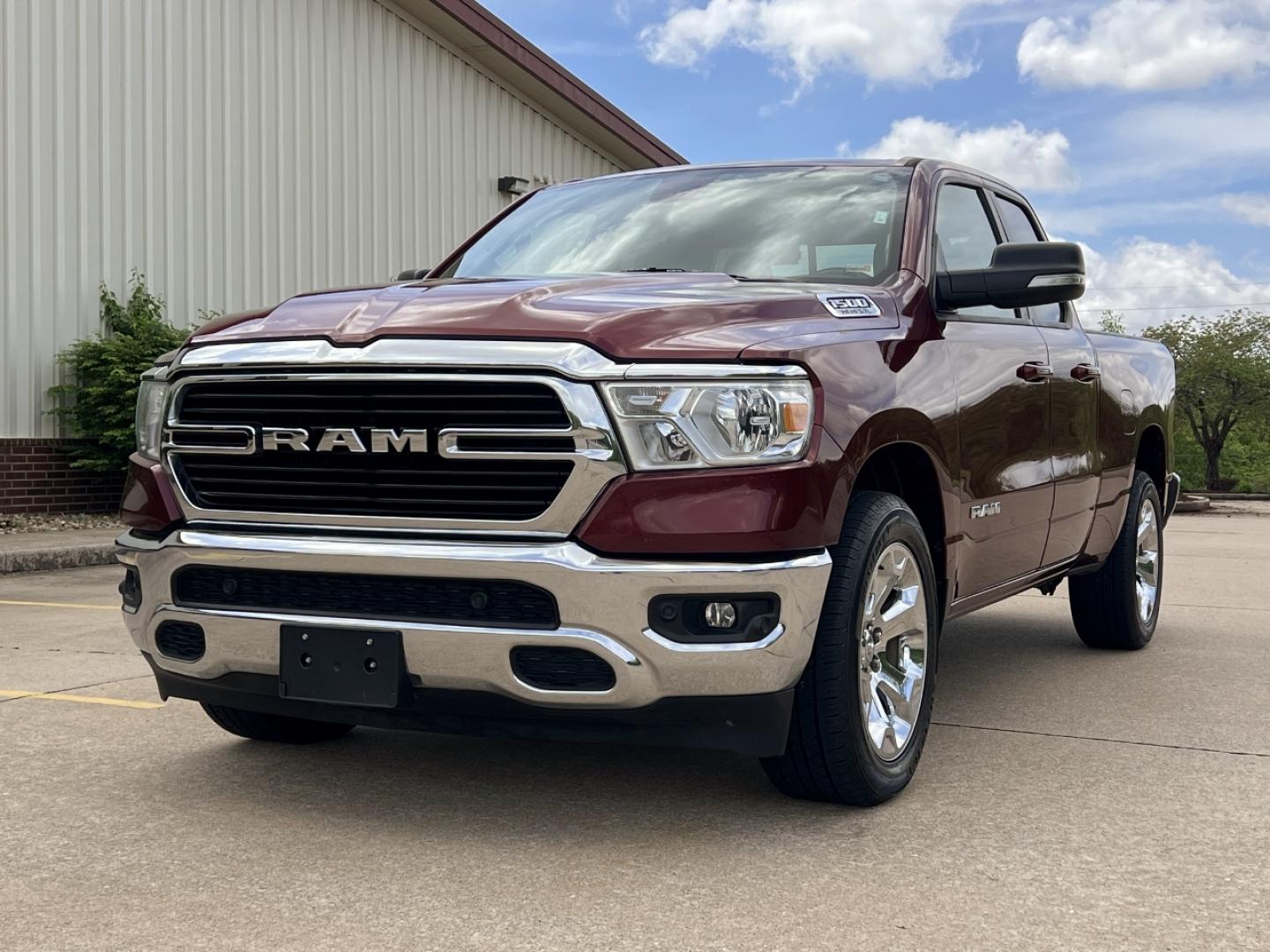 2021 MAROON /Gray Cloth RAM 1500 Big Horn Quad Cab 2WD (1C6RREBT8MN) with an 3.6L V6 engine, Automatic transmission, located at 506 S. Kingshighway, Cape Girardeau, MO, 63703, (573) 235-5000, 37.294991, -89.553635 - 2021 Ram 1500 Big Horn 58xxx miles Rear Wheel Drive 5.7L V8 Automatic Navigation Backup Camera Power Driver Seat Heated Seats Heated Steering Wheel Bluetooth Remote Start Cruise Power Windows/Locks/Mirrors We have financing available and we accept trades! Fill out a credit application - Photo#7