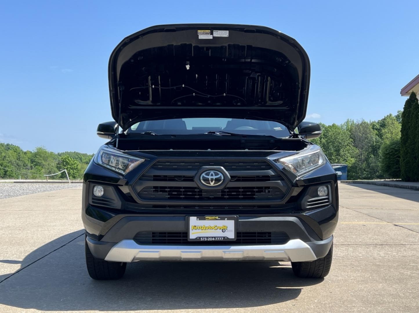 2019 BLACK /Black Leather Toyota RAV4 Adventure AWD (2T3J1RFV8KW) with an 2.5L 4 Cyl. engine, Automatic transmission, located at 506 S. Kingshighway, Cape Girardeau, MO, 63703, (573) 235-5000, 37.294991, -89.553635 - 2019 Toyota RAV4 Adventure 105xxx miles All Wheel Drive 2.5L 4 Cyl. Automatic Leather Backup Camera Power Driver Seat Bluetooth Cruise Power Windows/Locks/Mirrors We have financing available and we accept trades! Fill out a credit application on our website or come by today! If you have - Photo#30