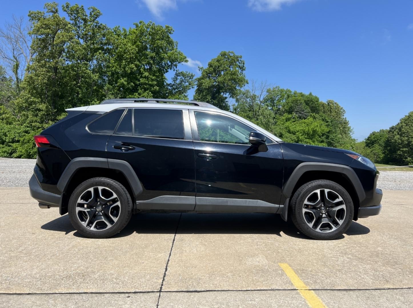 2019 BLACK /Black Leather Toyota RAV4 Adventure AWD (2T3J1RFV8KW) with an 2.5L 4 Cyl. engine, Automatic transmission, located at 506 S. Kingshighway, Cape Girardeau, MO, 63703, (573) 235-5000, 37.294991, -89.553635 - 2019 Toyota RAV4 Adventure 105xxx miles All Wheel Drive 2.5L 4 Cyl. Automatic Leather Backup Camera Power Driver Seat Bluetooth Cruise Power Windows/Locks/Mirrors We have financing available and we accept trades! Fill out a credit application on our website or come by today! If you have - Photo#6