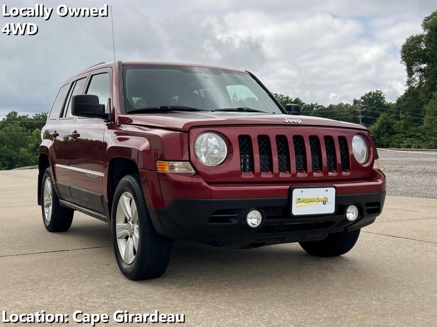 2011 RED /Tan Cloth Jeep Patriot 4WD (1J4NF1GB4BD) with an 2.4L 4 Cyl. engine, Automatic transmission, located at 506 S. Kingshighway, Cape Girardeau, MO, 63703, (573) 235-5000, 37.294991, -89.553635 - 2011 Jeep Patriot Sport 153xxx miles 4 Wheel Drive 2.4L 4 Cyl. Automatic Cruise Power Windows/Locks/Mirrors We have financing available and we accept trades! Fill out a credit application on our website or come by today! If you have any questions, give us a call at (573) 235-5000 or visit ou - Photo#0