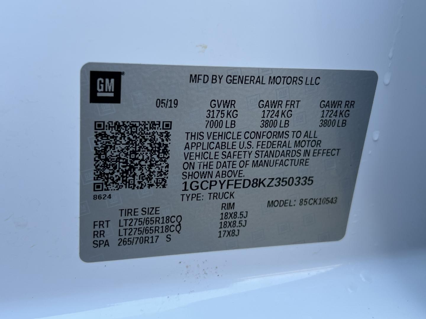 2019 WHITE /Black Cloth Chevrolet Silverado 1500 LT Trail Boss Crew Cab Long Box 4WD (1GCPYFED8KZ) with an 5.3L V8 engine, Automatic transmission, located at 2990 Old Orchard Rd., Jackson, MO, 63755, 37.354214, -89.612106 - 2019 Chevrolet Silverado 1500 LT Trail Boss 148xxx miles 4x4 5.3L V8 Automatic Backup Camera Power Driver Seat Heated Seats Bluetooth Remote Start Cruise Power Windows/Locks/Mirrors We have financing available and we accept trades! Fill out a credit application on our website or come by - Photo#47