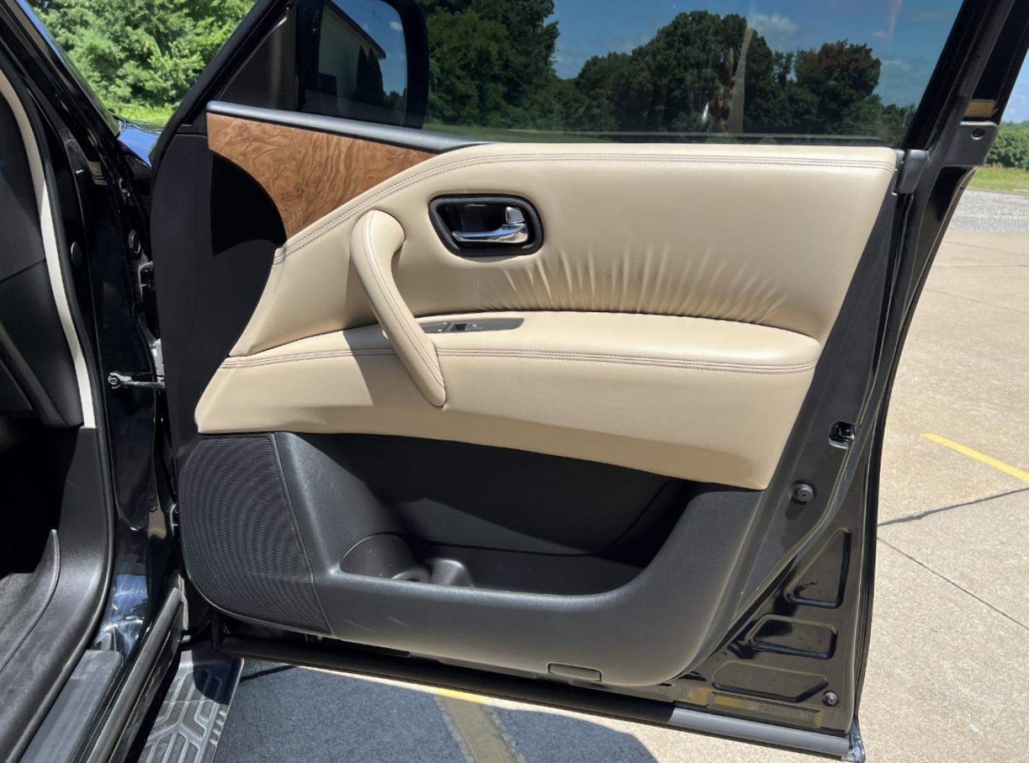 2021 BLACK /Tan Leather Nissan Armada SL AWD (JN8AY2BB5M9) with an 5.6L V8 engine, Automatic transmission, located at 2990 Old Orchard Rd., Jackson, MO, 63755, 37.354214, -89.612106 - 2021 Nissan Armada SL 105xxx miles 4 Wheel Drive 5.6L V8 Automatic Leather 3rd Row Navigation Power/Heated Seats Backup Camera Sunroof Bluetooth Remote Start Cruise Power Windows/Locks/Mirrors We have financing available and we accept trades! Fill out a credit application on our websi - Photo#18