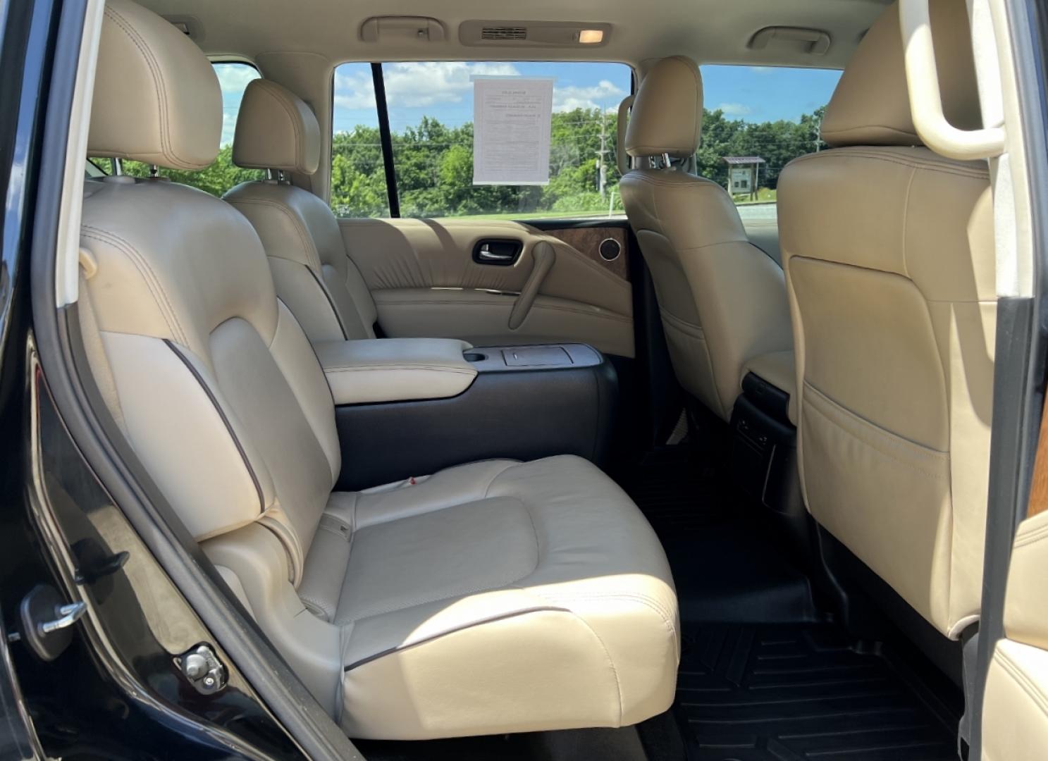 2021 BLACK /Tan Leather Nissan Armada SL AWD (JN8AY2BB5M9) with an 5.6L V8 engine, Automatic transmission, located at 2990 Old Orchard Rd., Jackson, MO, 63755, 37.354214, -89.612106 - 2021 Nissan Armada SL 105xxx miles 4 Wheel Drive 5.6L V8 Automatic Leather 3rd Row Navigation Power/Heated Seats Backup Camera Sunroof Bluetooth Remote Start Cruise Power Windows/Locks/Mirrors We have financing available and we accept trades! Fill out a credit application on our websi - Photo#21